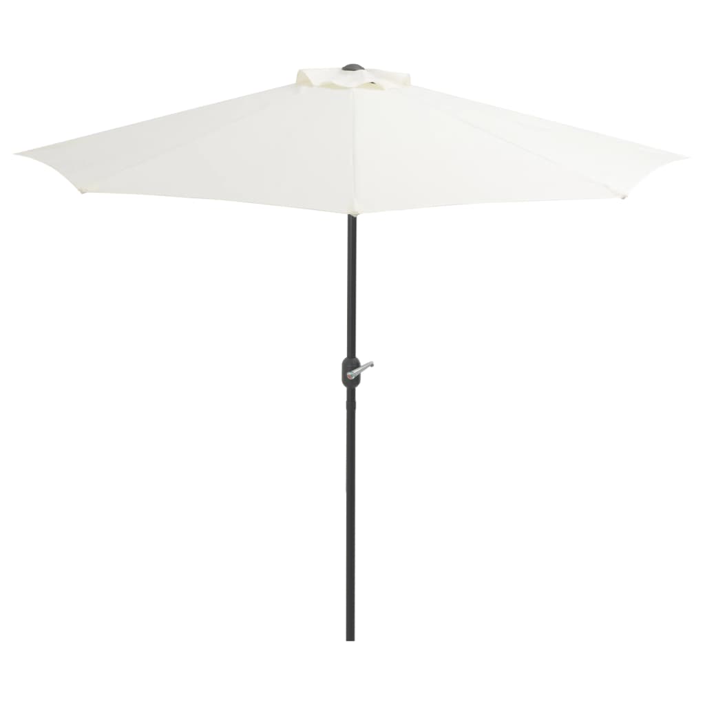 NNEVL Balcony Parasol with Aluminium Pole Sand 270x135 cm Half - TiendaNNEVL Balcony Parasol with Aluminium Pole Sand 270x135 cm Half871847562533944587TiendaNNEVL44587Outdoor Umbrellas & SunshadesNNEVL Balcony Parasol with Aluminium Pole Sand 270x135 cm Half