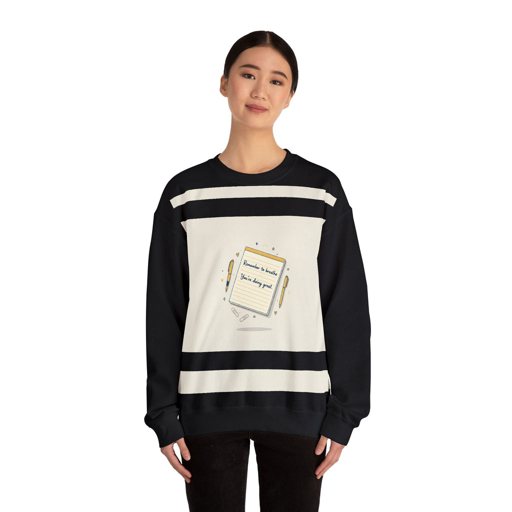 Note to Self handwritten sticky note crewneck sweatshirt | analogue reminder aesthetic - TiendaNote to Self handwritten sticky note crewneck sweatshirt | analogue reminder aestheticSNavy19264040207554669783TiendaPrintify19264040207554669783SweatshirtNote to Self handwritten sticky note crewneck sweatshirt | analogue reminder aesthetic