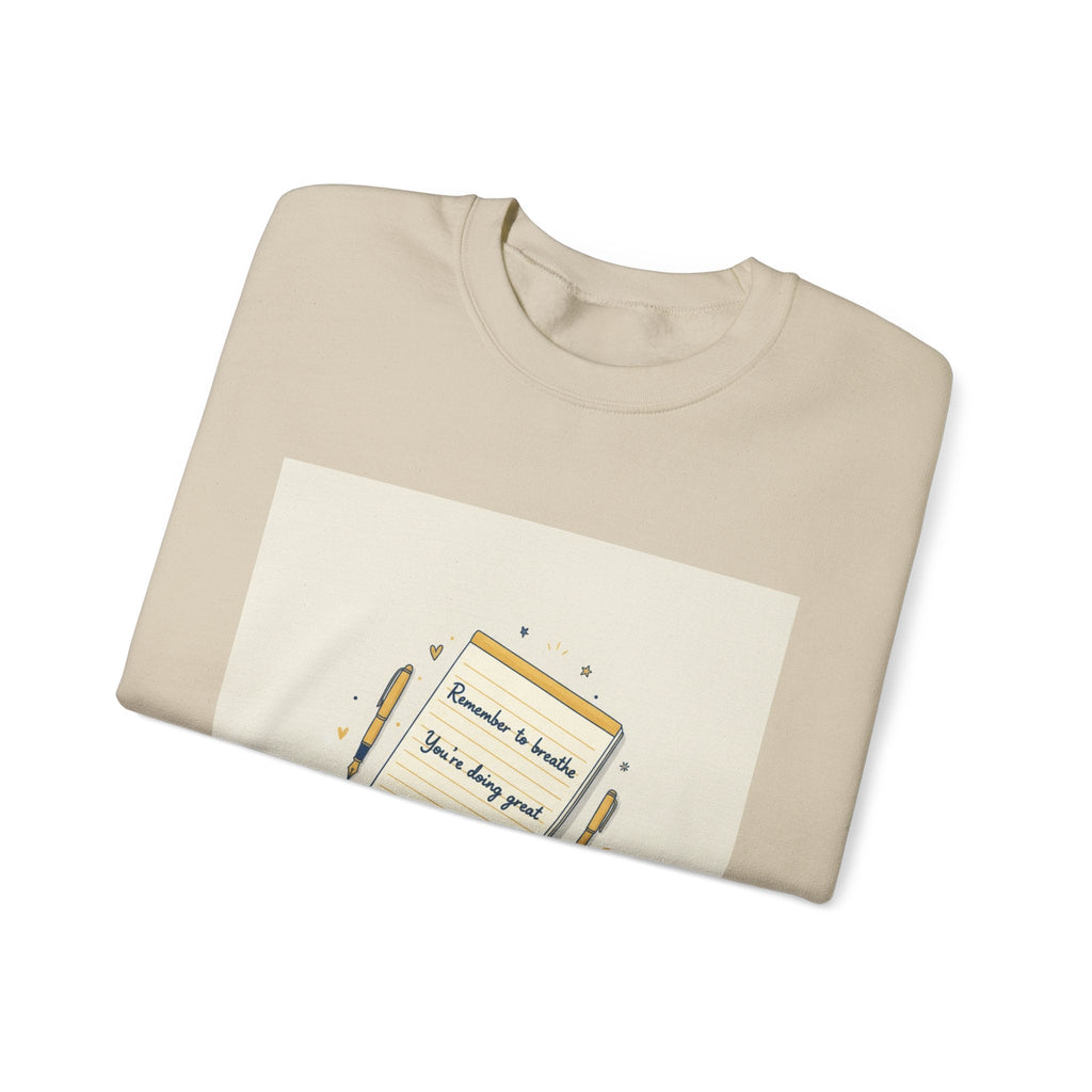 Note to Self handwritten sticky note crewneck sweatshirt | analogue reminder aesthetic - TiendaNote to Self handwritten sticky note crewneck sweatshirt | analogue reminder aestheticSNavy19264040207554669783TiendaPrintify19264040207554669783SweatshirtNote to Self handwritten sticky note crewneck sweatshirt | analogue reminder aesthetic