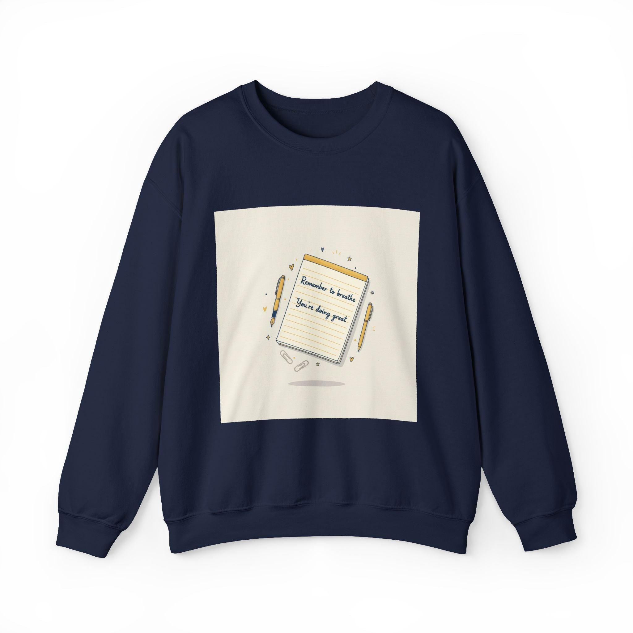 Note to Self handwritten sticky note crewneck sweatshirt | analogue reminder aesthetic - TiendaNote to Self handwritten sticky note crewneck sweatshirt | analogue reminder aestheticSNavy19264040207554669783TiendaPrintify19264040207554669783SweatshirtNote to Self handwritten sticky note crewneck sweatshirt | analogue reminder aesthetic