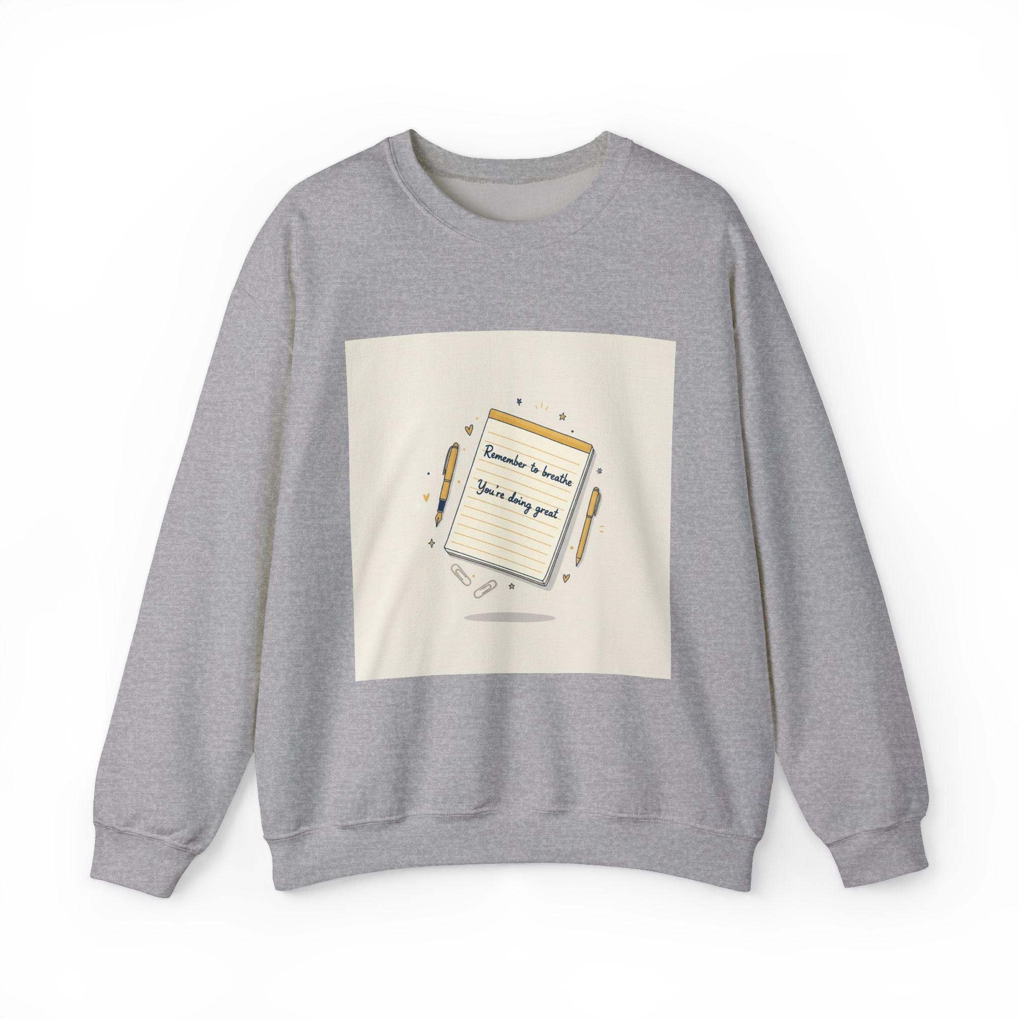 Note to Self handwritten sticky note crewneck sweatshirt | analogue reminder aesthetic - TiendaNote to Self handwritten sticky note crewneck sweatshirt | analogue reminder aestheticSSport Grey26495048264774408426TiendaPrintify26495048264774408426SweatshirtNote to Self handwritten sticky note crewneck sweatshirt | analogue reminder aesthetic