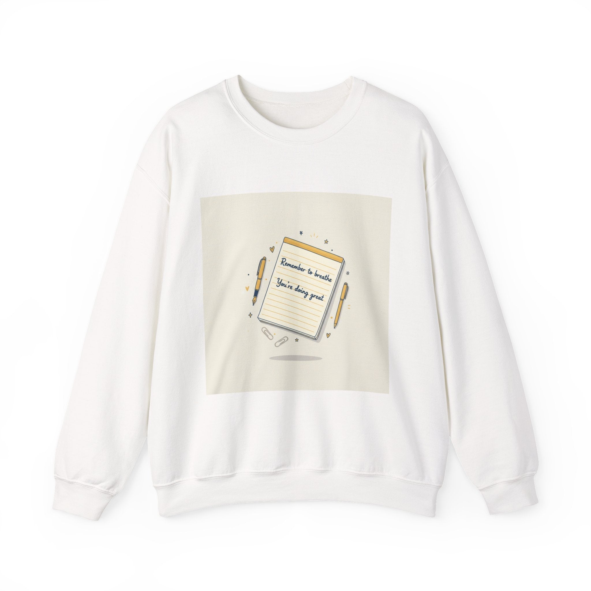 Note to Self handwritten sticky note crewneck sweatshirt | analogue reminder aesthetic - TiendaNote to Self handwritten sticky note crewneck sweatshirt | analogue reminder aestheticSWhite13168271968940209693TiendaPrintify13168271968940209693SweatshirtNote to Self handwritten sticky note crewneck sweatshirt | analogue reminder aesthetic