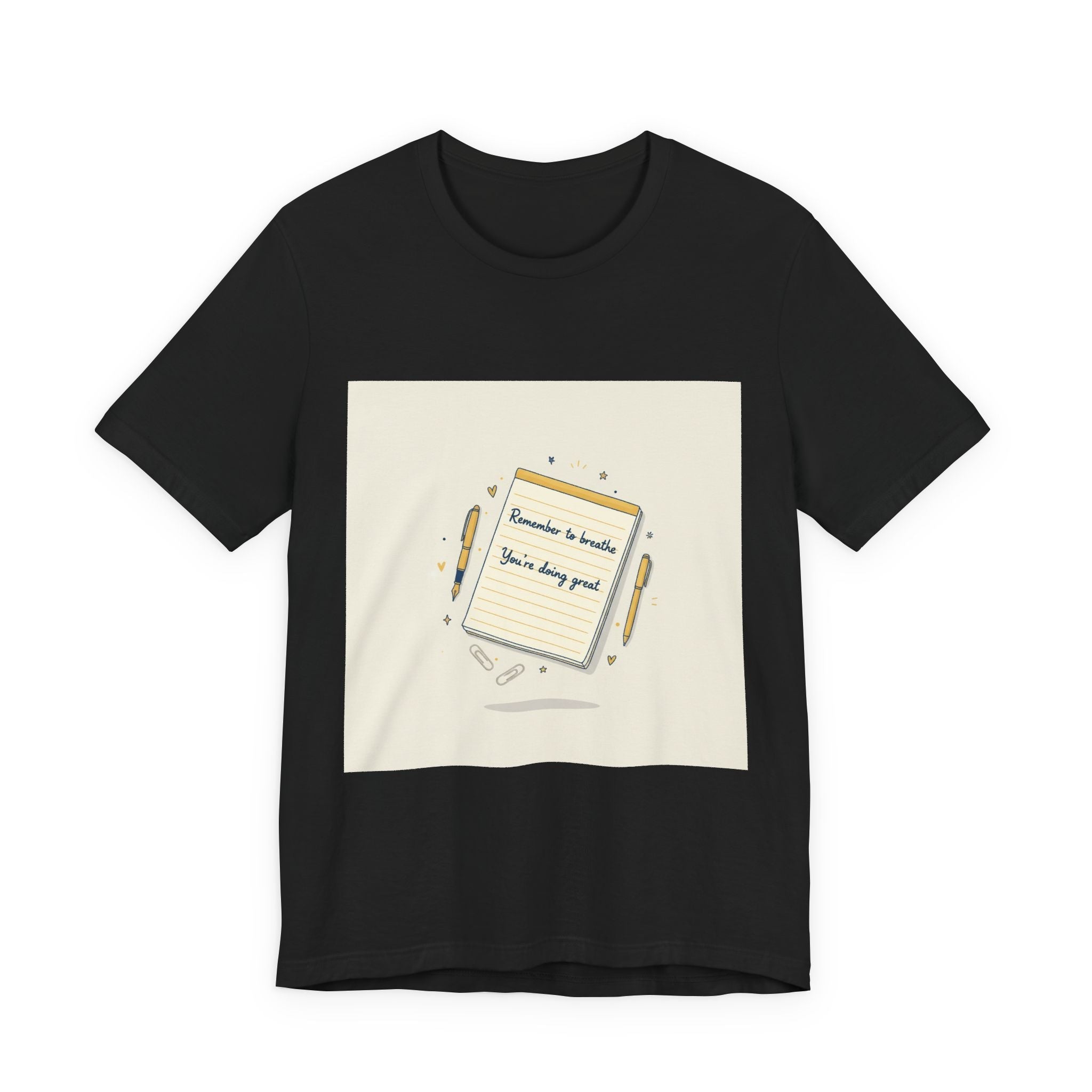 note to self notebook tee | post‑it note design, handwritten reminder - Tiendanote to self notebook tee | post‑it note design, handwritten reminderXSBlack13821941425921397794TiendaPrintify13821941425921397794T-Shirtnote to self notebook tee | post‑it note design, handwritten reminder