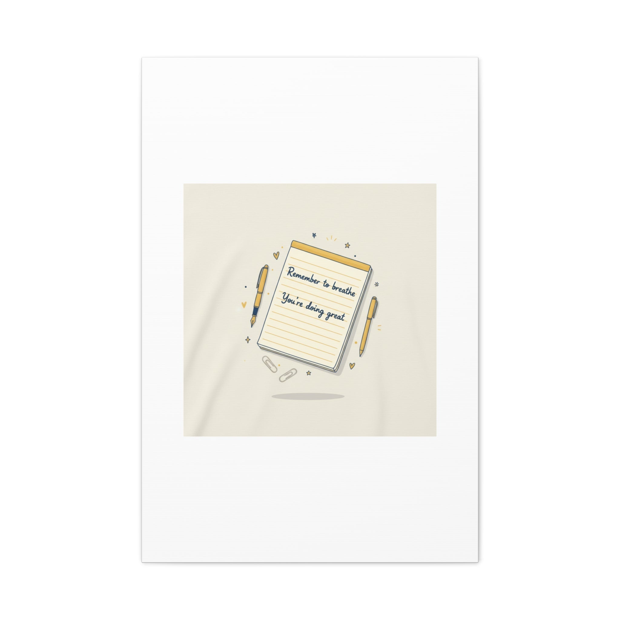 Note to Self notepad wall art | Matte Canvas - TiendaNote to Self notepad wall art | Matte Canvas1.25"24" x 36" (Vertical)81749866938033741212TiendaPrintify81749866938033741212CanvasNote to Self notepad wall art | Matte Canvas