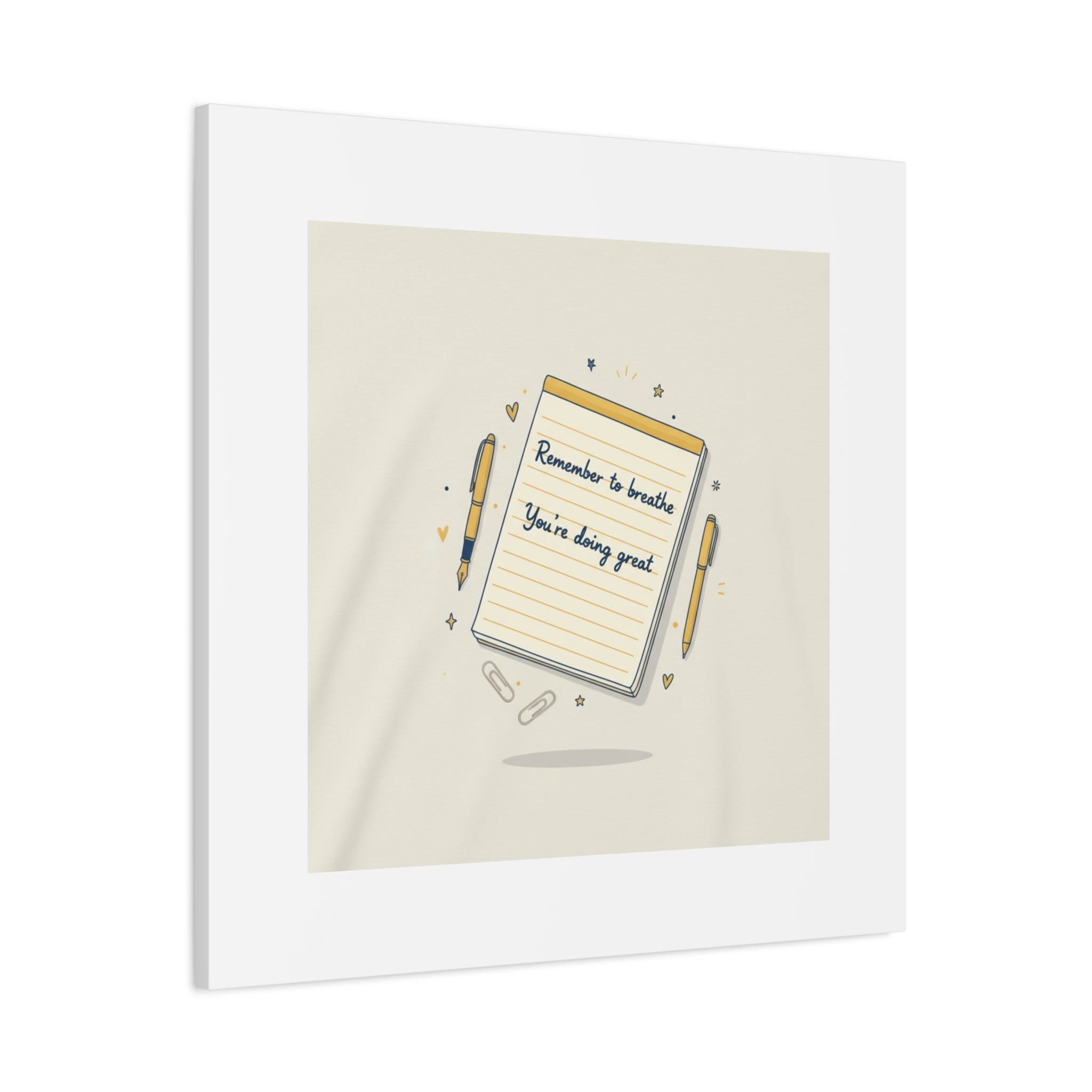 Note to Self notepad wall art | Matte Canvas - TiendaNote to Self notepad wall art | Matte Canvas1.25"36" x 36"49799819490558167094TiendaPrintify49799819490558167094CanvasNote to Self notepad wall art | Matte Canvas