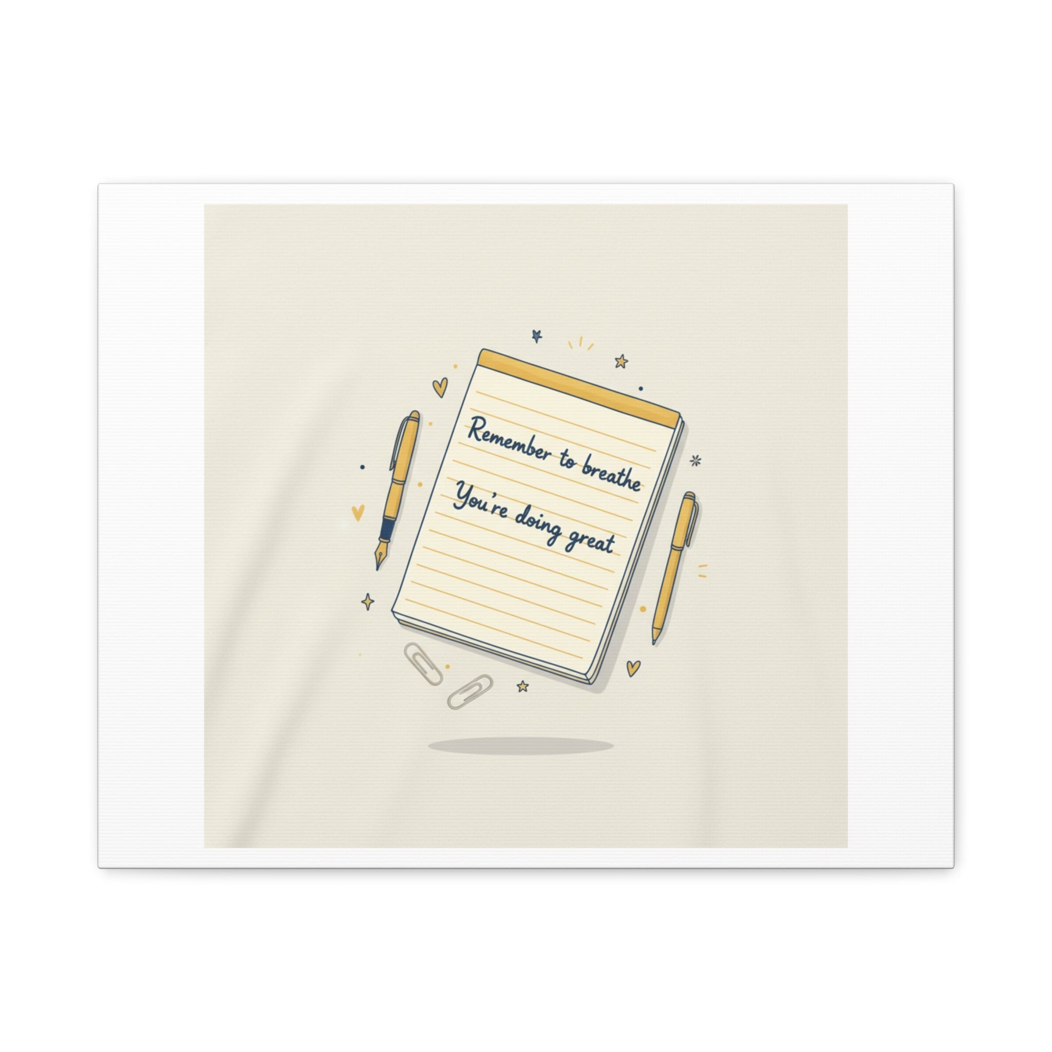 Note to Self notepad wall art | Matte Canvas - TiendaNote to Self notepad wall art | Matte Canvas1.25"20″ x 16″ (Horizontal)97411418715374705599TiendaPrintify97411418715374705599CanvasNote to Self notepad wall art | Matte Canvas