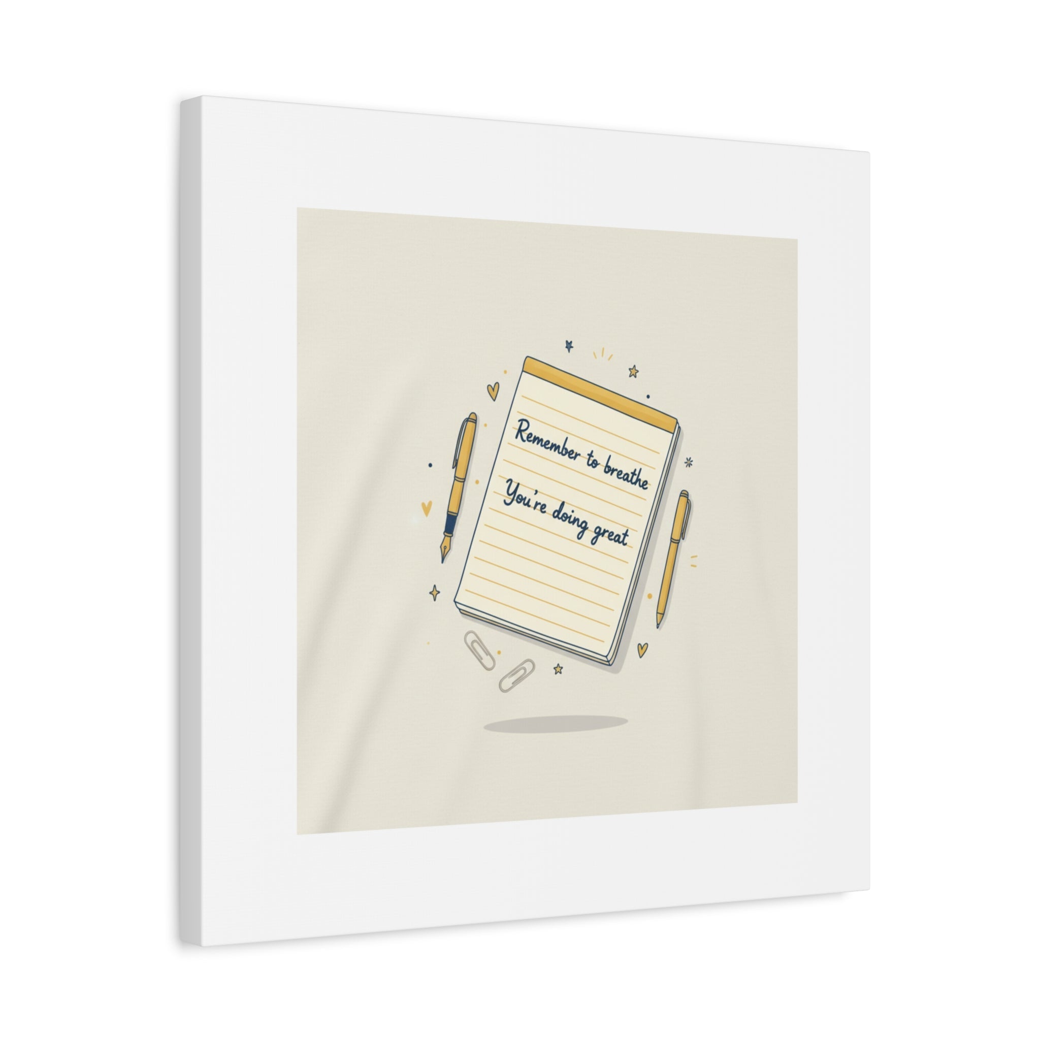 Note to Self notepad wall art | Matte Canvas - TiendaNote to Self notepad wall art | Matte Canvas1.25"36" x 36"49799819490558167094TiendaPrintify49799819490558167094CanvasNote to Self notepad wall art | Matte Canvas
