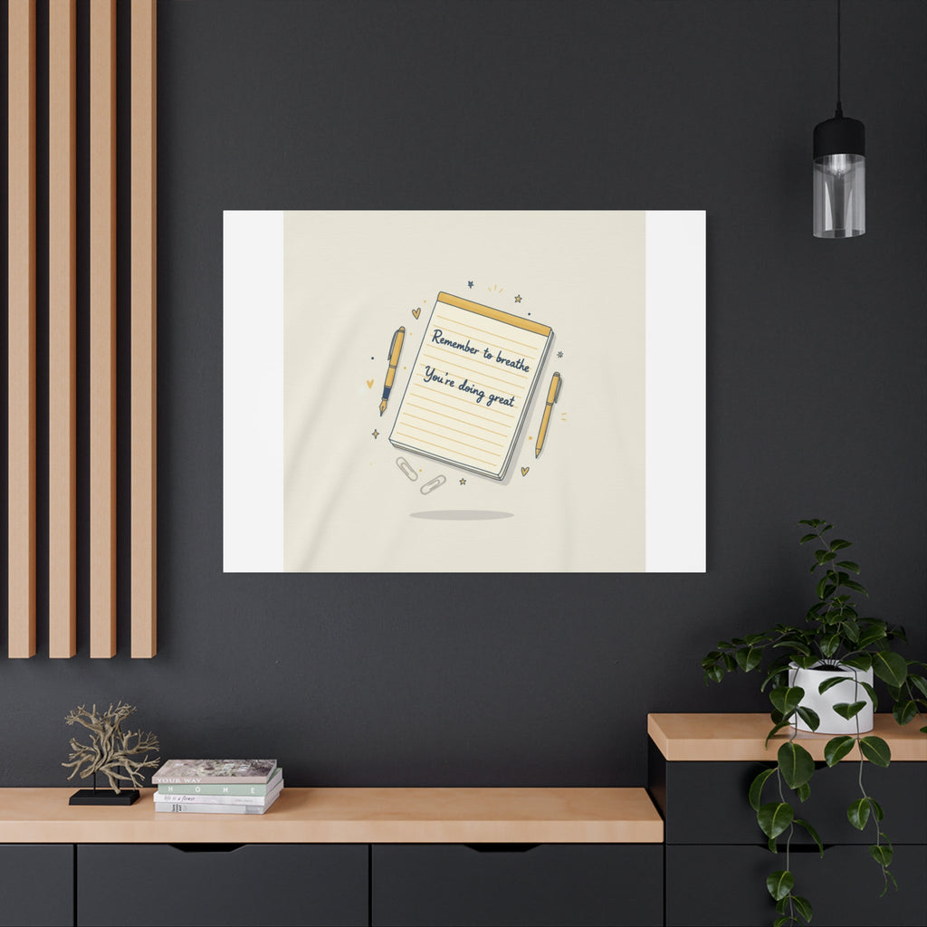 Note to Self notepad wall art | Matte Canvas - TiendaNote to Self notepad wall art | Matte Canvas1.25"36" x 36"49799819490558167094TiendaPrintify49799819490558167094CanvasNote to Self notepad wall art | Matte Canvas