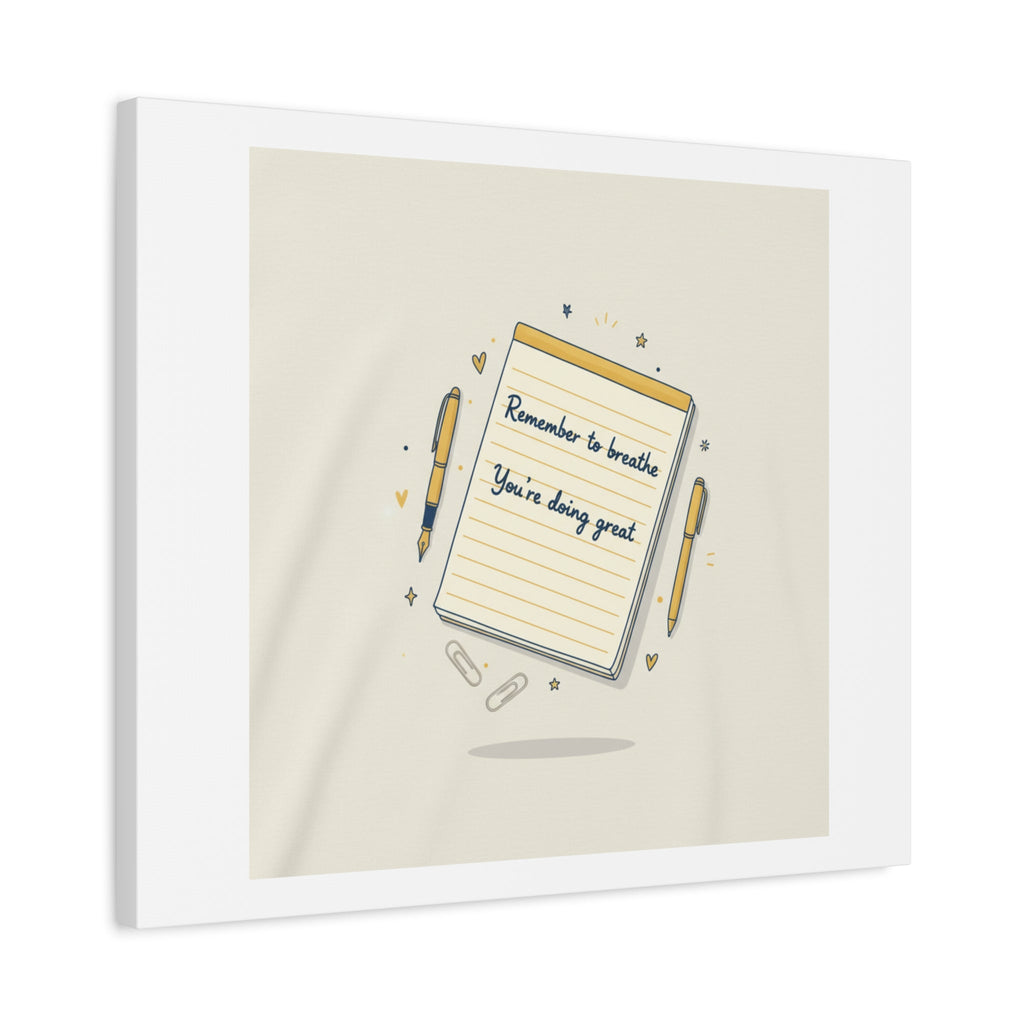 Note to Self notepad wall art | Matte Canvas - TiendaNote to Self notepad wall art | Matte Canvas1.25"36" x 36"49799819490558167094TiendaPrintify49799819490558167094CanvasNote to Self notepad wall art | Matte Canvas