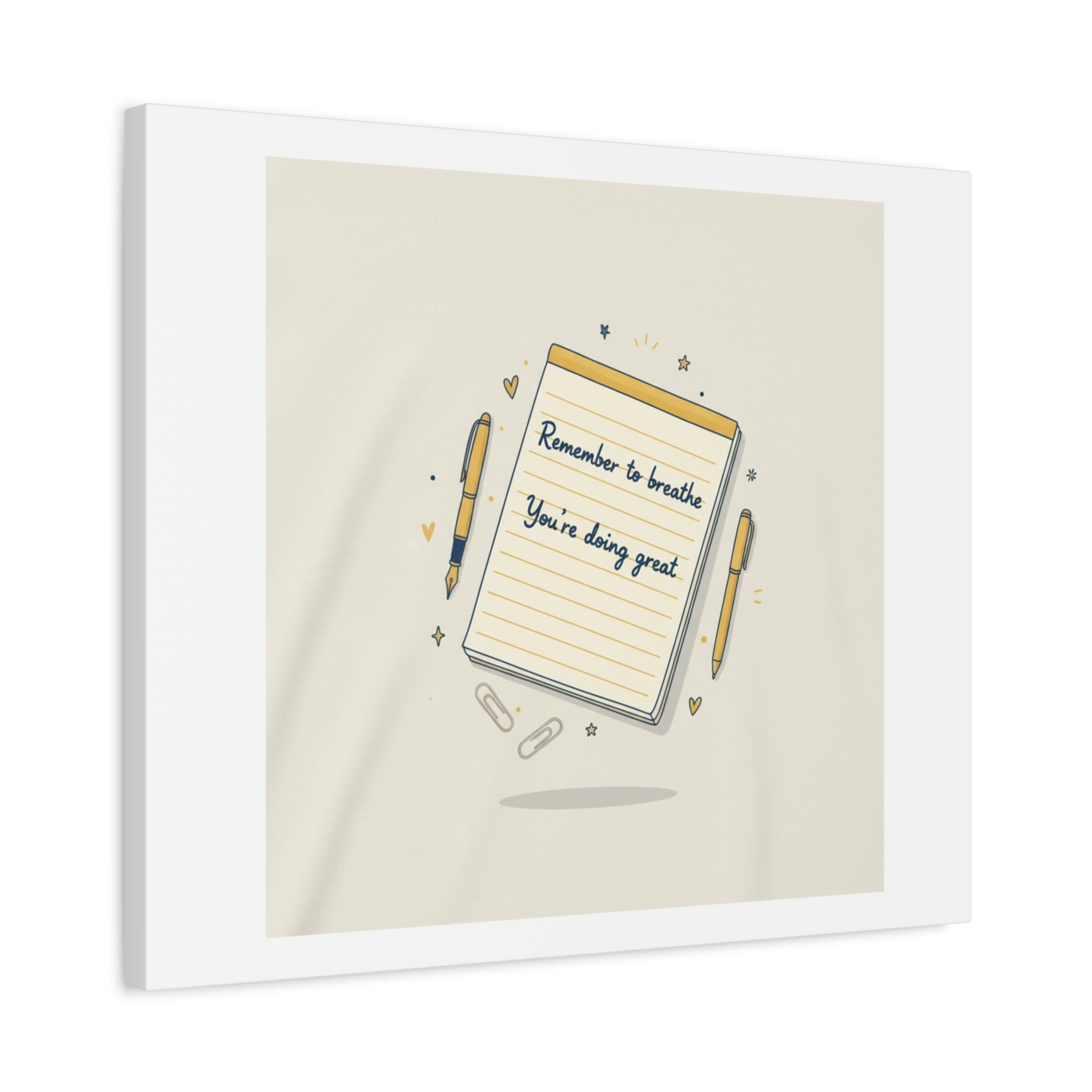 Note to Self notepad wall art | Matte Canvas - TiendaNote to Self notepad wall art | Matte Canvas1.25"36" x 36"49799819490558167094TiendaPrintify49799819490558167094CanvasNote to Self notepad wall art | Matte Canvas