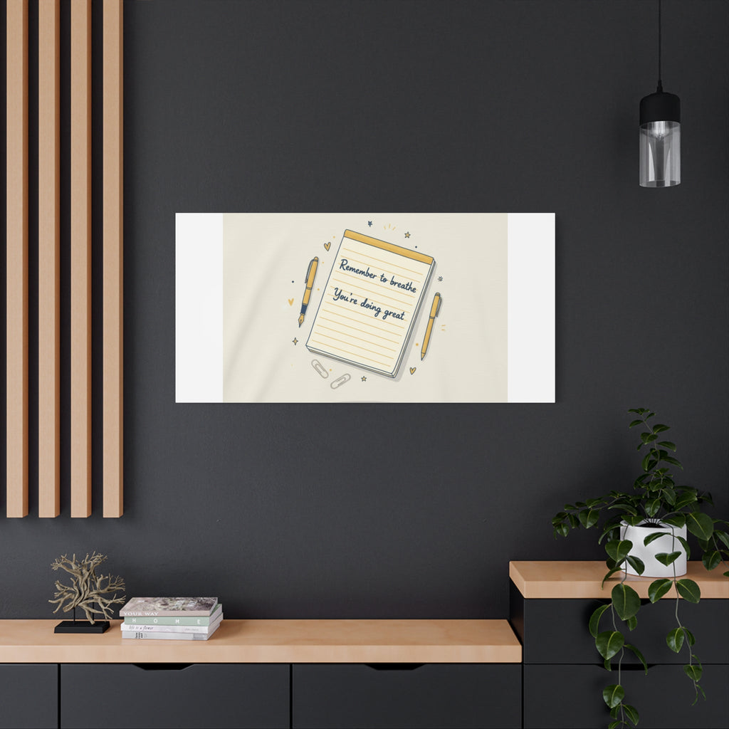 Note to Self notepad wall art | Matte Canvas - TiendaNote to Self notepad wall art | Matte Canvas1.25"36" x 36"49799819490558167094TiendaPrintify49799819490558167094CanvasNote to Self notepad wall art | Matte Canvas