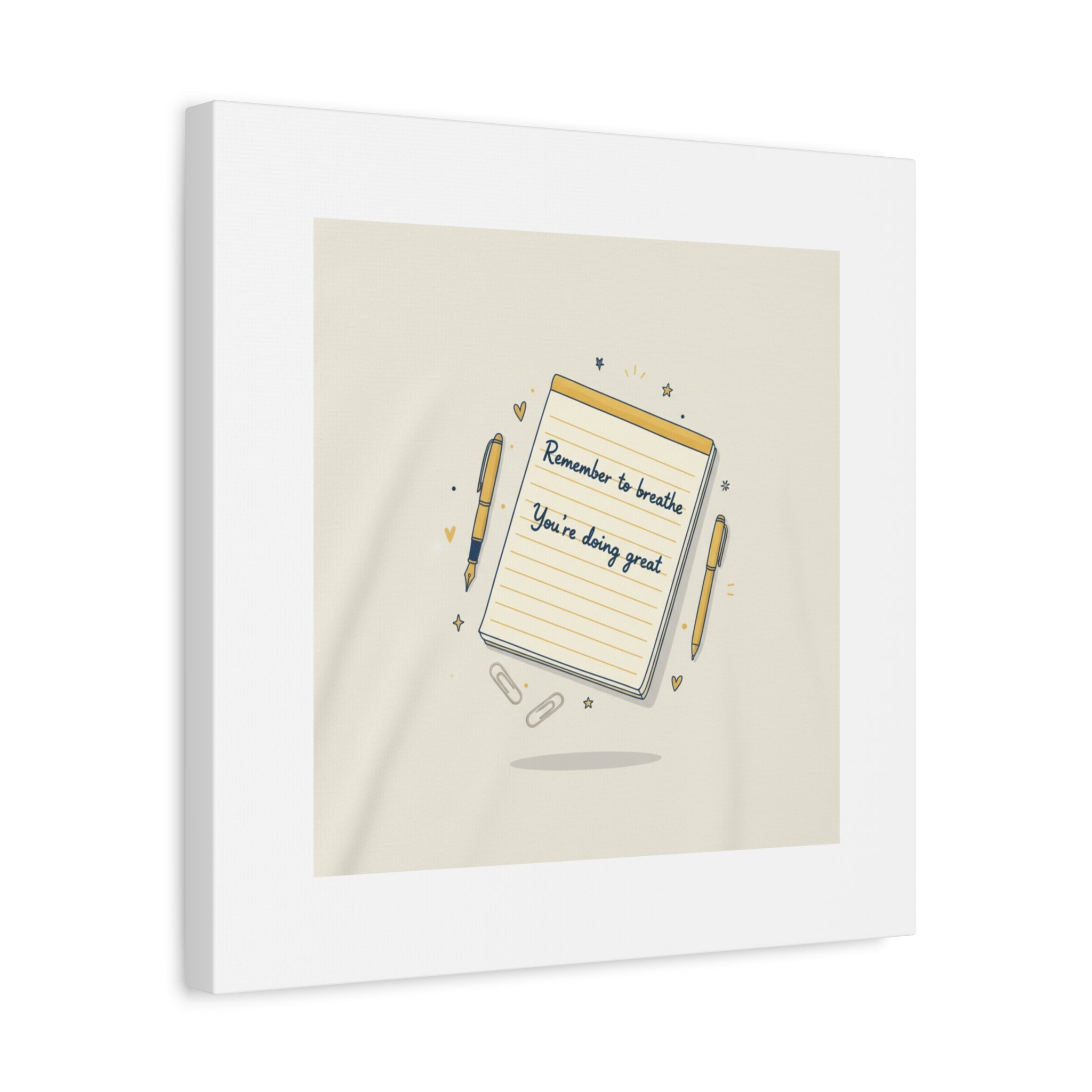 Note to Self notepad wall art | Matte Canvas - TiendaNote to Self notepad wall art | Matte Canvas1.25"36" x 36"49799819490558167094TiendaPrintify49799819490558167094CanvasNote to Self notepad wall art | Matte Canvas