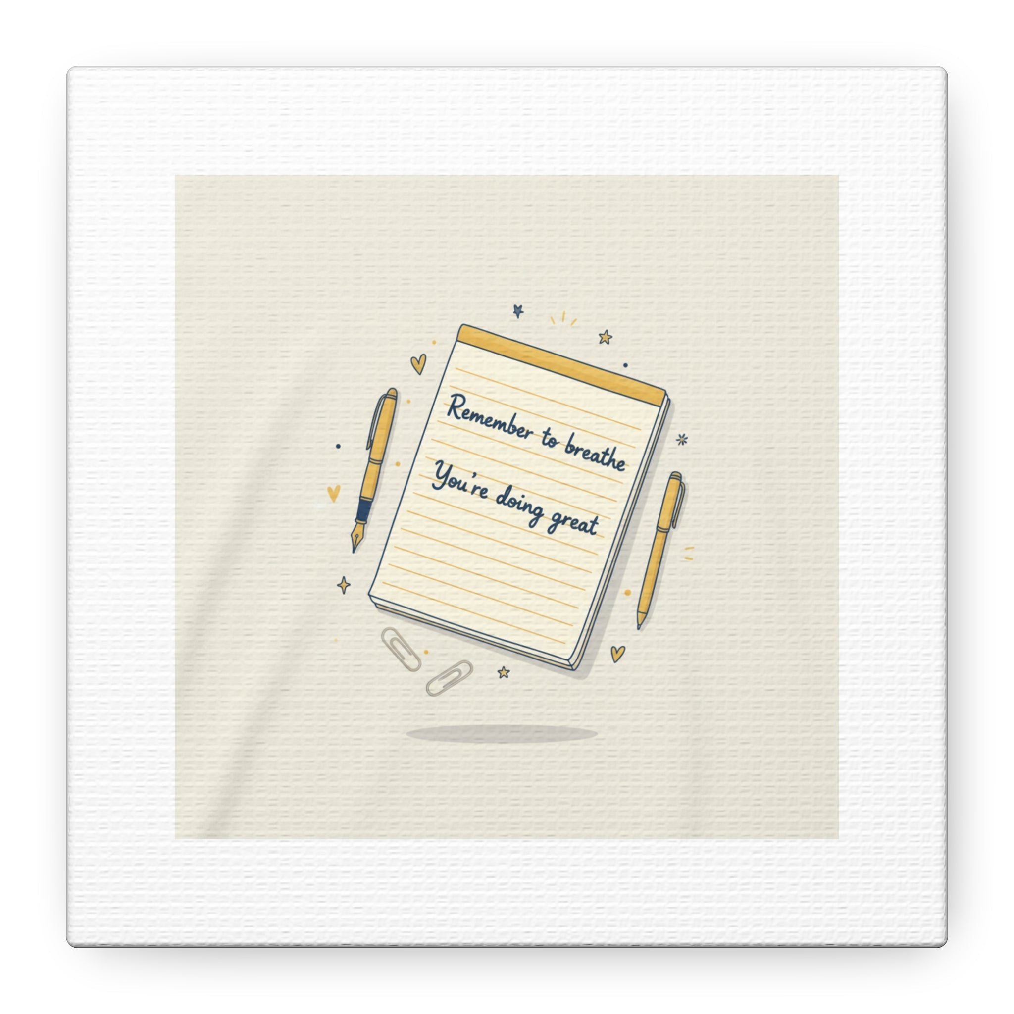 Note to Self notepad wall art | Matte Canvas - TiendaNote to Self notepad wall art | Matte Canvas1.25"6" x 6"30180892142875994391TiendaPrintify30180892142875994391CanvasNote to Self notepad wall art | Matte Canvas