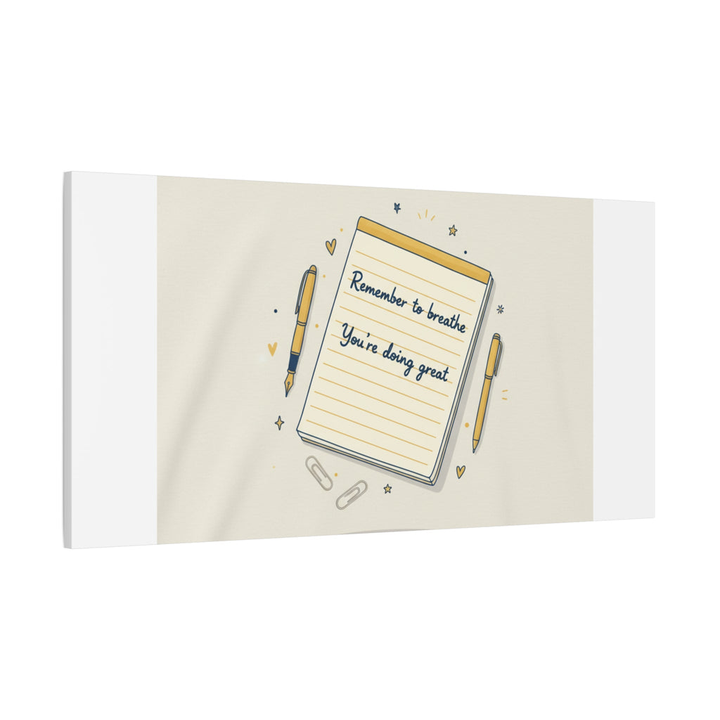 Note to Self notepad wall art | Matte Canvas - TiendaNote to Self notepad wall art | Matte Canvas1.25"36" x 36"49799819490558167094TiendaPrintify49799819490558167094CanvasNote to Self notepad wall art | Matte Canvas