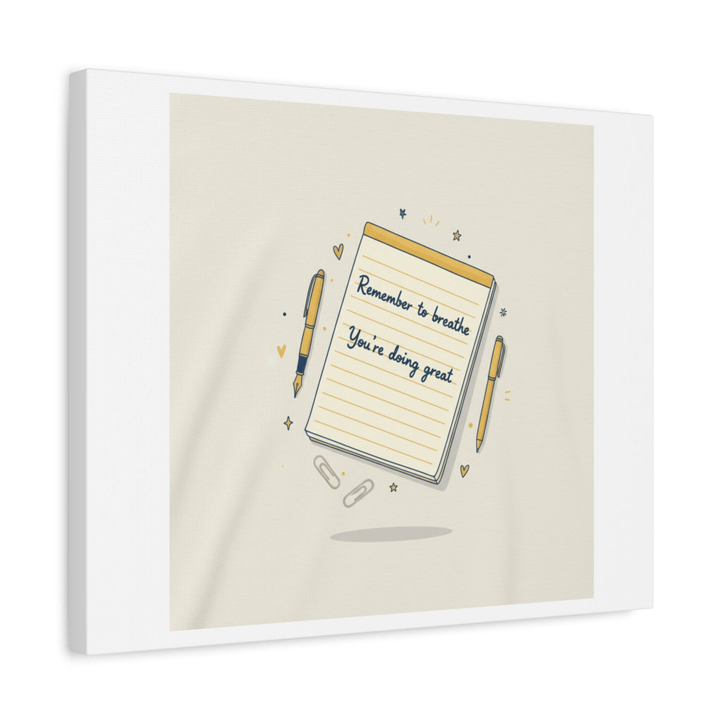 Note to Self notepad wall art | Matte Canvas - TiendaNote to Self notepad wall art | Matte Canvas1.25"36" x 36"49799819490558167094TiendaPrintify49799819490558167094CanvasNote to Self notepad wall art | Matte Canvas