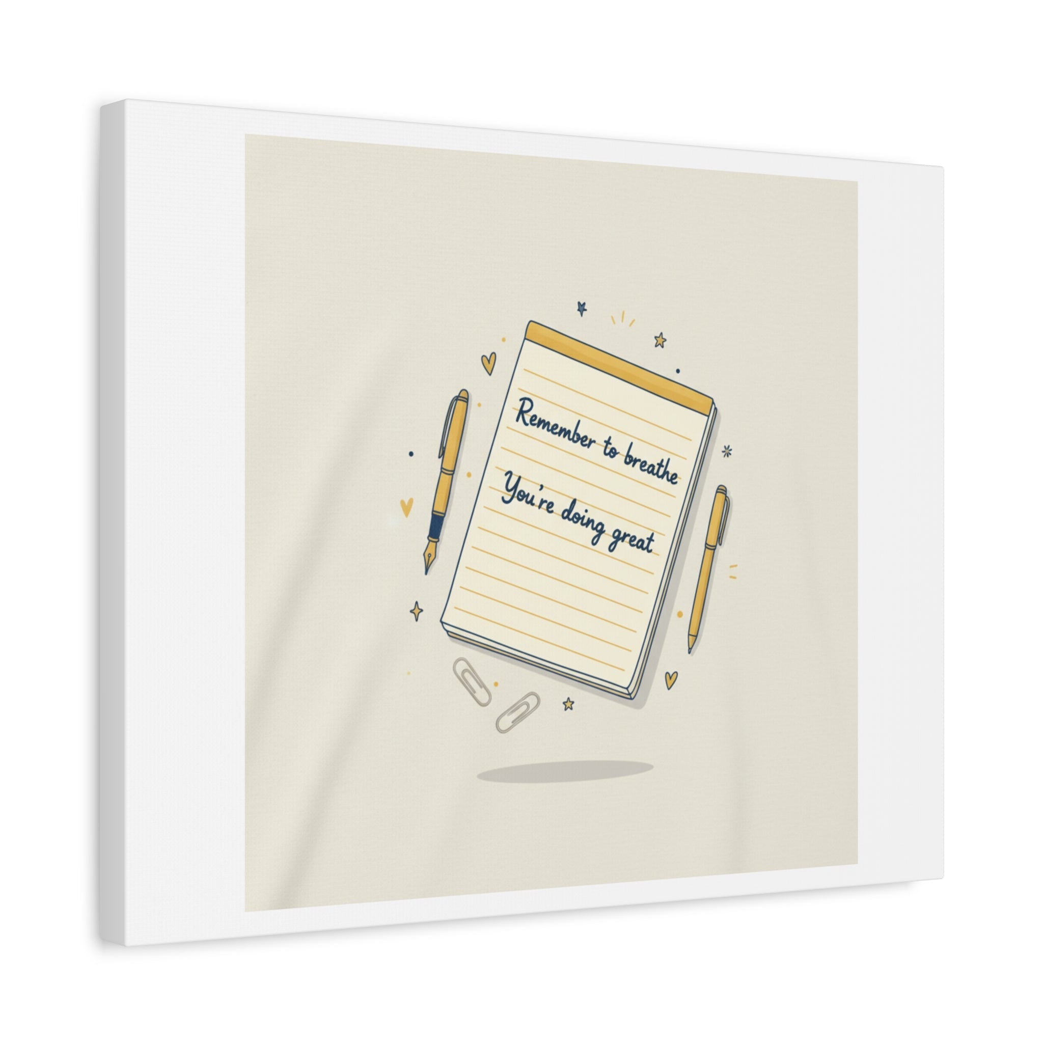 Note to Self notepad wall art | Matte Canvas - TiendaNote to Self notepad wall art | Matte Canvas1.25"36" x 36"49799819490558167094TiendaPrintify49799819490558167094CanvasNote to Self notepad wall art | Matte Canvas