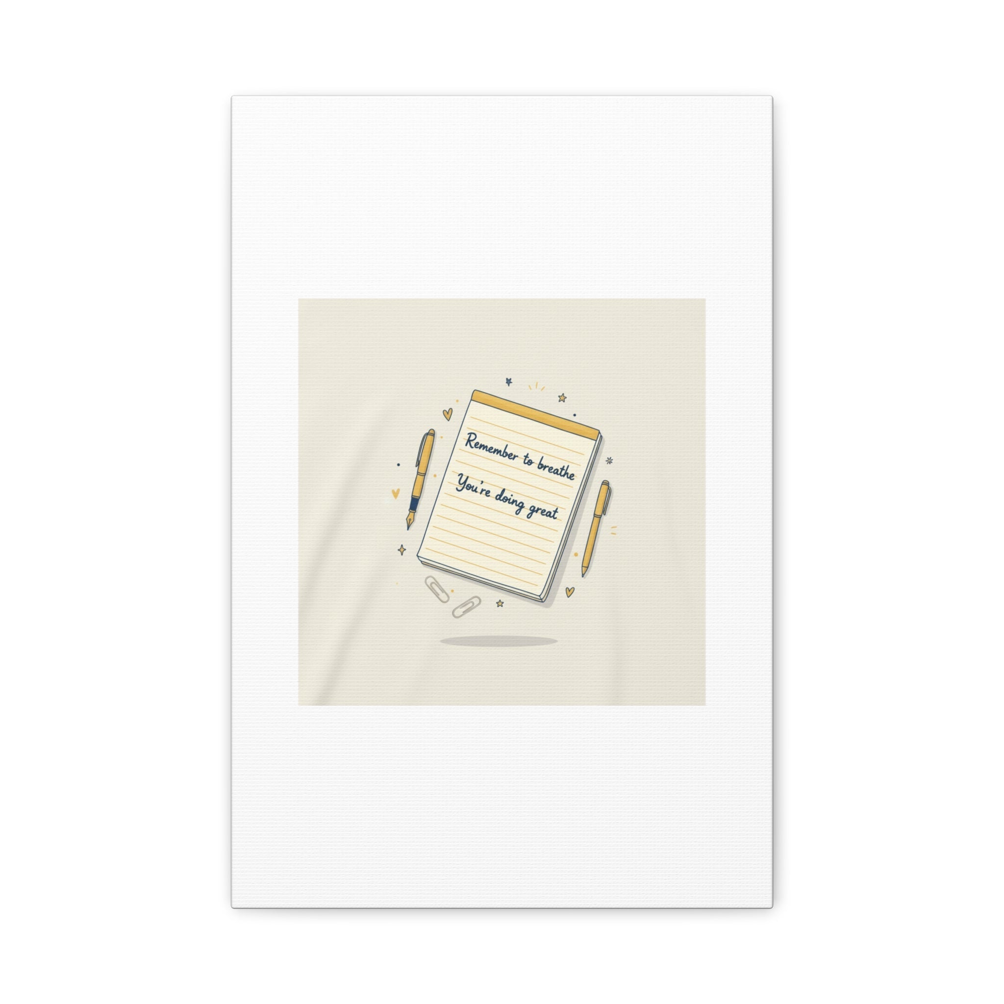 Note to Self notepad wall art | Matte Canvas - TiendaNote to Self notepad wall art | Matte Canvas1.25"12″ x 18″ (Vertical)81319581680791778396TiendaPrintify81319581680791778396CanvasNote to Self notepad wall art | Matte Canvas