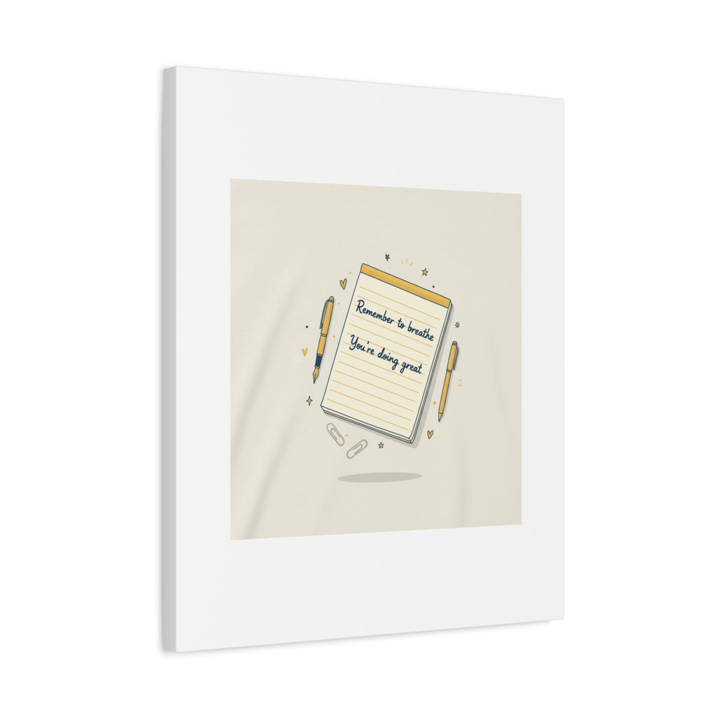 Note to Self notepad wall art | Matte Canvas - TiendaNote to Self notepad wall art | Matte Canvas1.25"36" x 36"49799819490558167094TiendaPrintify49799819490558167094CanvasNote to Self notepad wall art | Matte Canvas