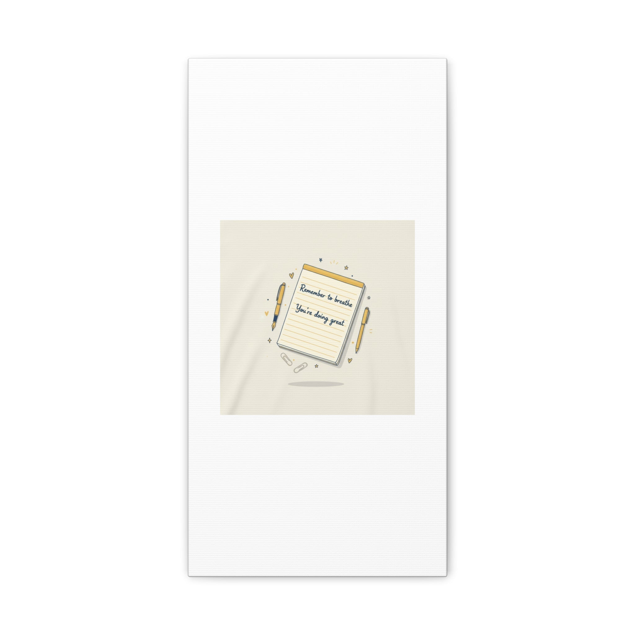Note to Self notepad wall art | Matte Canvas - TiendaNote to Self notepad wall art | Matte Canvas1.25"10" x 20" (Vertical)11418162854828696937TiendaPrintify11418162854828696937CanvasNote to Self notepad wall art | Matte Canvas