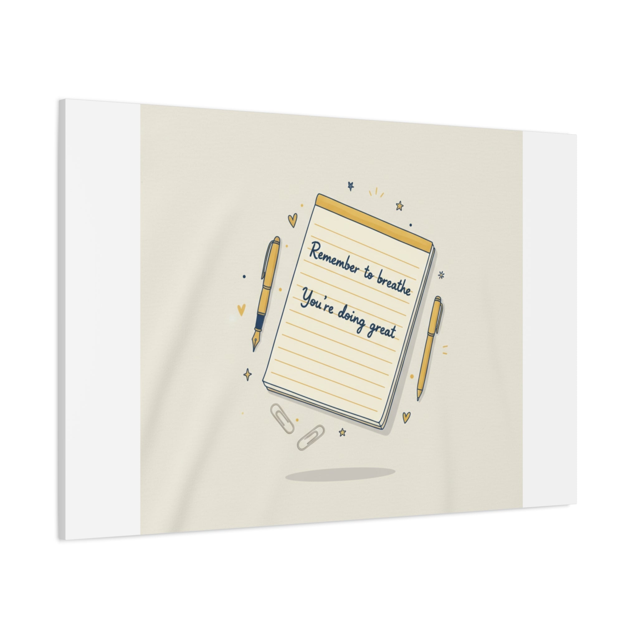 Note to Self notepad wall art | Matte Canvas - TiendaNote to Self notepad wall art | Matte Canvas1.25"36" x 36"49799819490558167094TiendaPrintify49799819490558167094CanvasNote to Self notepad wall art | Matte Canvas