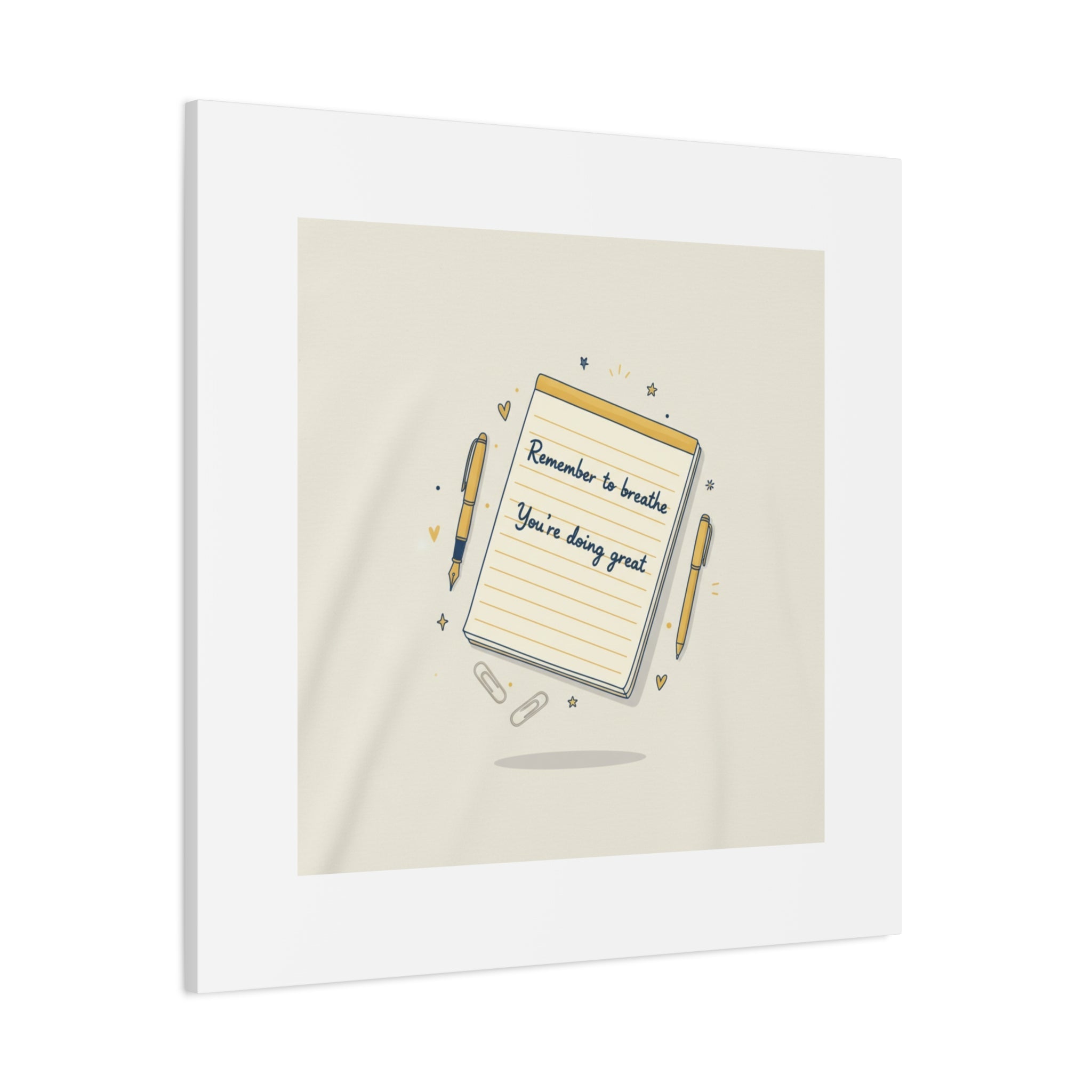 Note to Self notepad wall art | Matte Canvas - TiendaNote to Self notepad wall art | Matte Canvas1.25"36" x 36"49799819490558167094TiendaPrintify49799819490558167094CanvasNote to Self notepad wall art | Matte Canvas