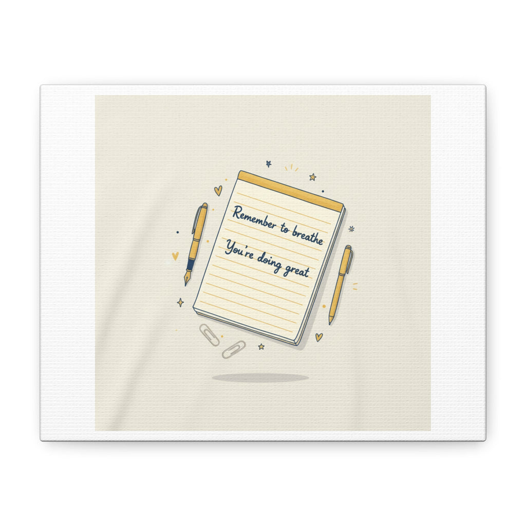 Note to Self notepad wall art | Matte Canvas - TiendaNote to Self notepad wall art | Matte Canvas1.25"10" x 8" (Horizontal)31290584296373191846TiendaPrintify31290584296373191846CanvasNote to Self notepad wall art | Matte Canvas