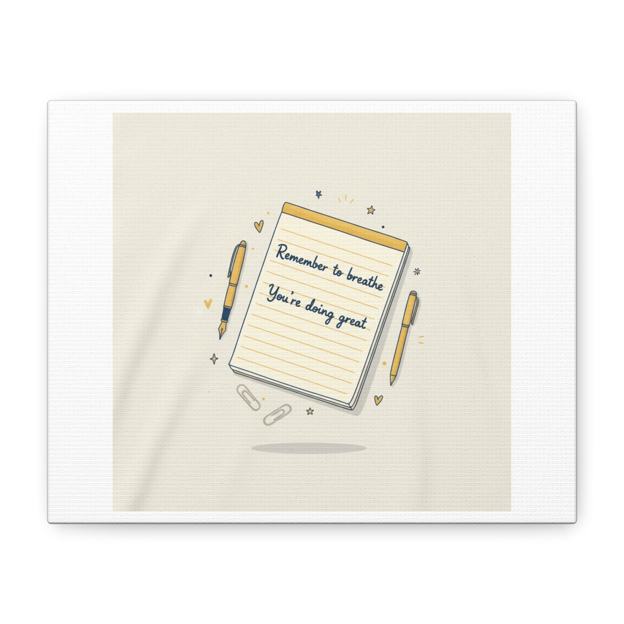 Note to Self notepad wall art | Matte Canvas - TiendaNote to Self notepad wall art | Matte Canvas1.25"10" x 8" (Horizontal)31290584296373191846TiendaPrintify31290584296373191846CanvasNote to Self notepad wall art | Matte Canvas