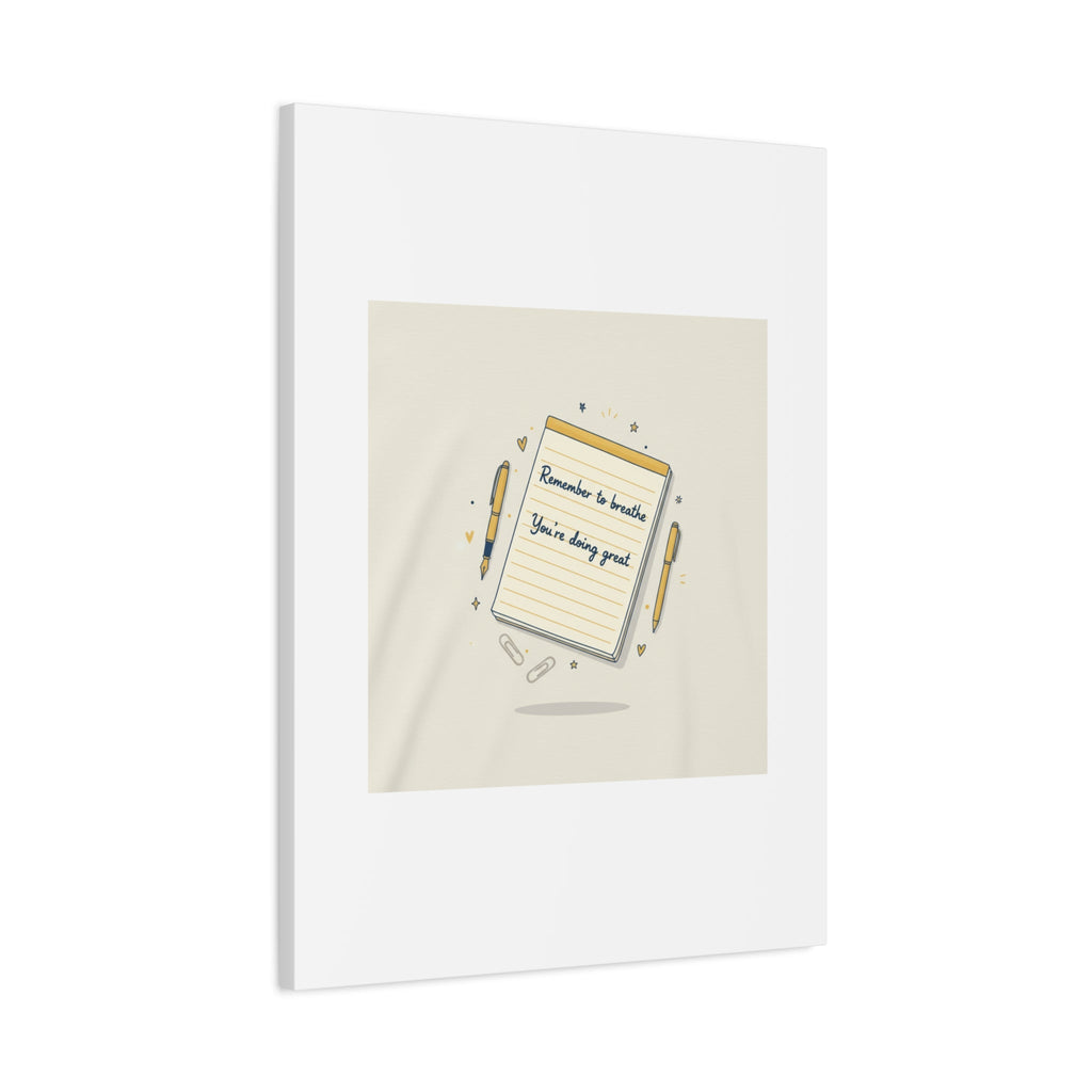 Note to Self notepad wall art | Matte Canvas - TiendaNote to Self notepad wall art | Matte Canvas1.25"36" x 36"49799819490558167094TiendaPrintify49799819490558167094CanvasNote to Self notepad wall art | Matte Canvas