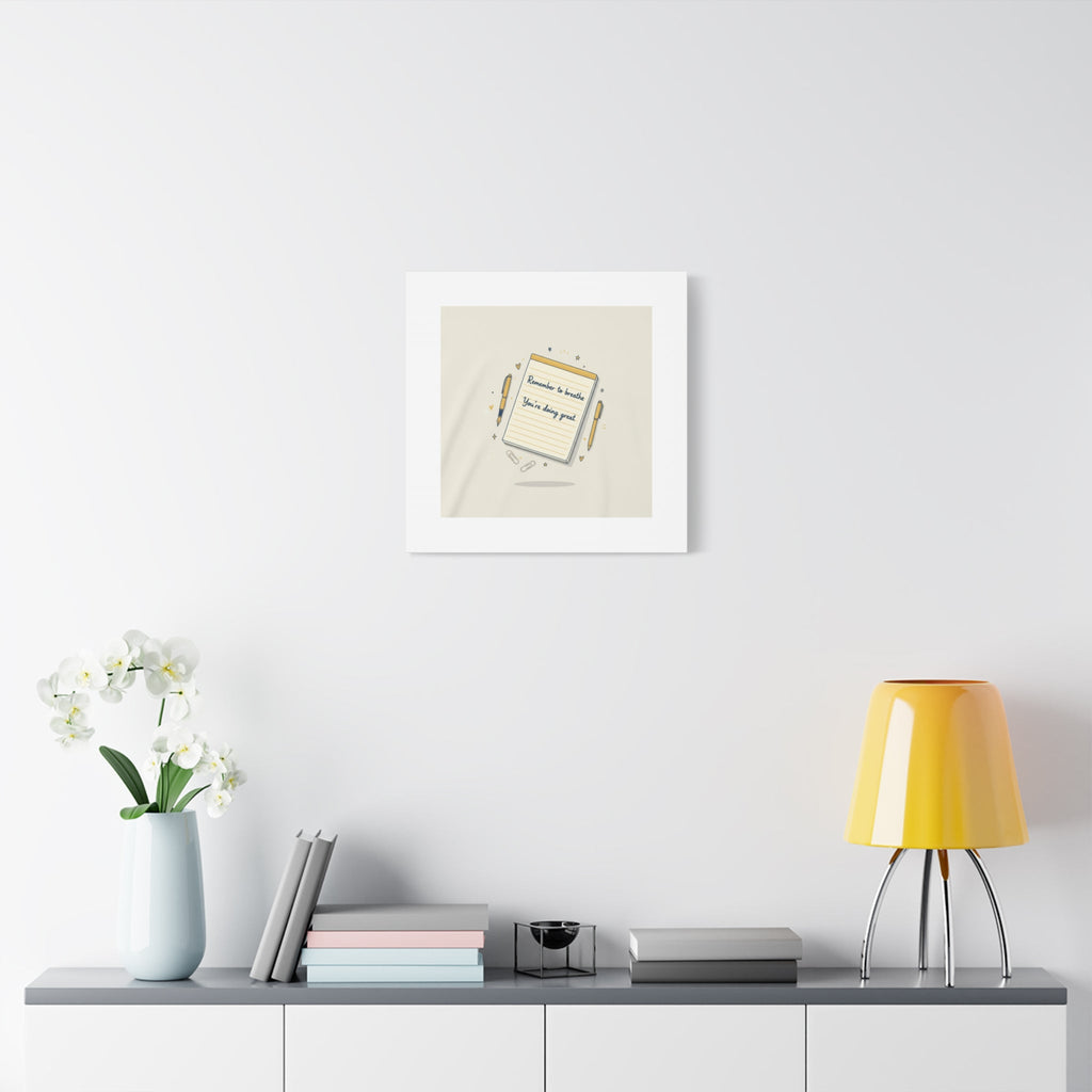 Note to Self notepad wall art | Matte Canvas - TiendaNote to Self notepad wall art | Matte Canvas1.25"36" x 36"49799819490558167094TiendaPrintify49799819490558167094CanvasNote to Self notepad wall art | Matte Canvas