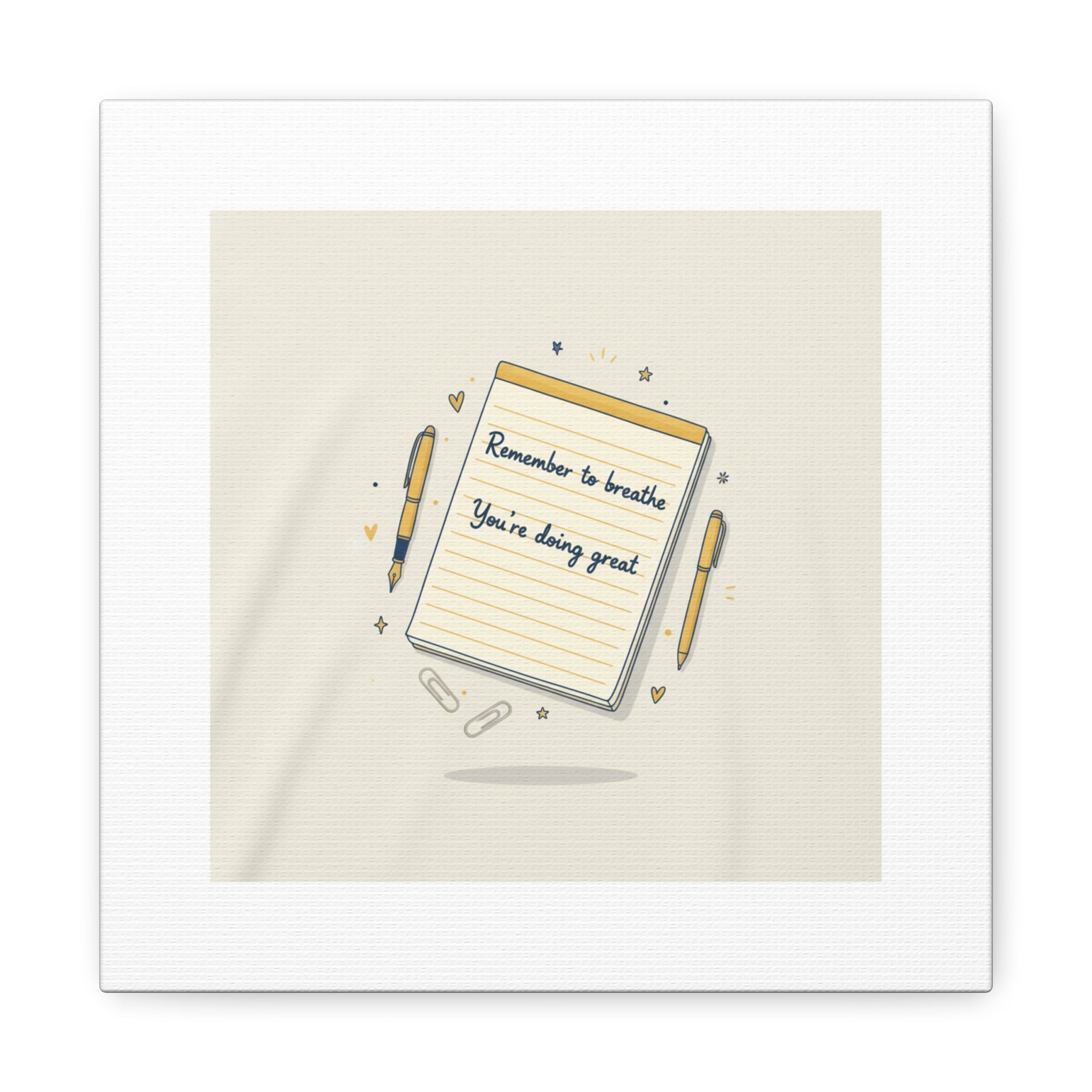 Note to Self notepad wall art | Matte Canvas - TiendaNote to Self notepad wall art | Matte Canvas1.25"10″ x 10″34957098940186520691TiendaPrintify34957098940186520691CanvasNote to Self notepad wall art | Matte Canvas