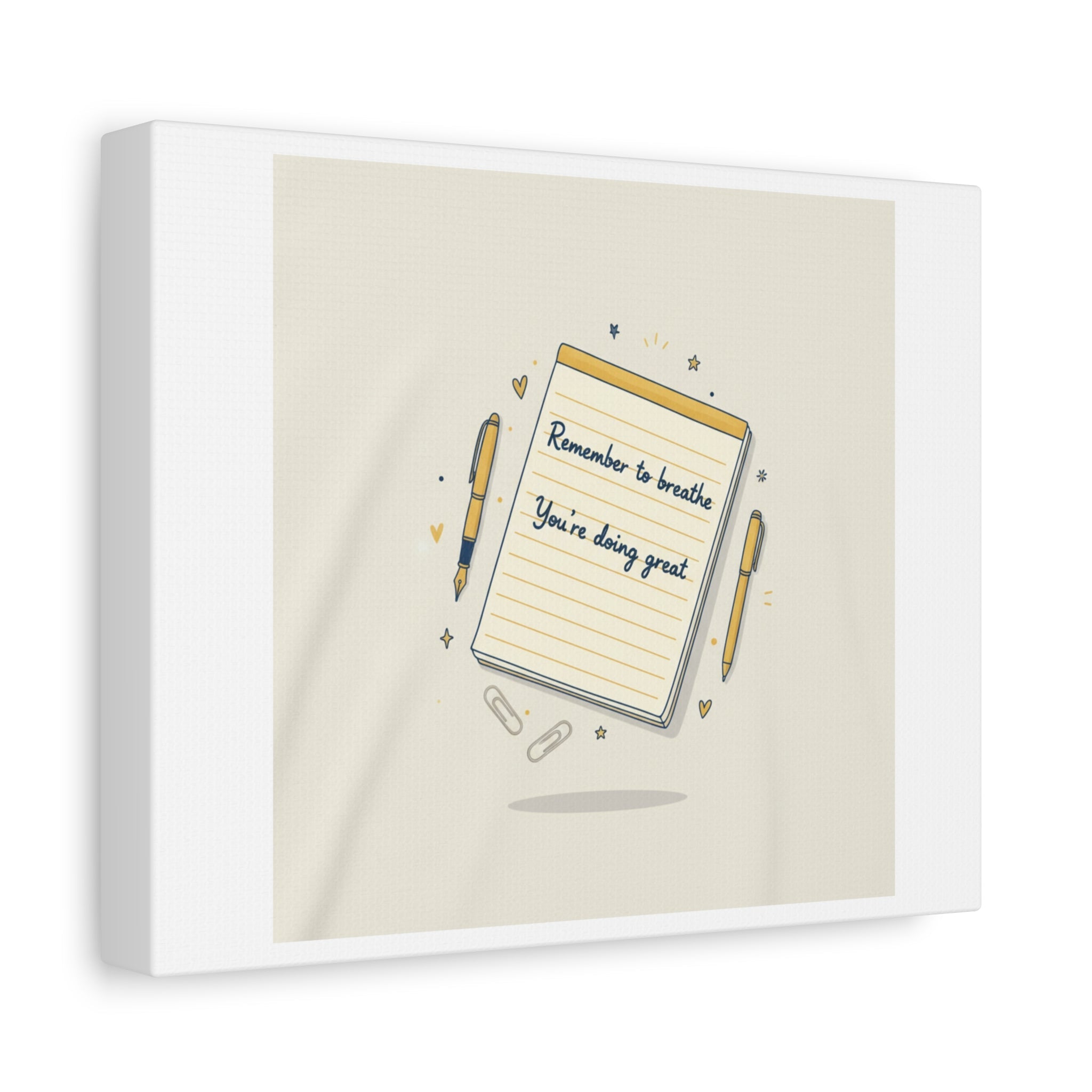 Note to Self notepad wall art | Matte Canvas - TiendaNote to Self notepad wall art | Matte Canvas1.25"36" x 36"49799819490558167094TiendaPrintify49799819490558167094CanvasNote to Self notepad wall art | Matte Canvas