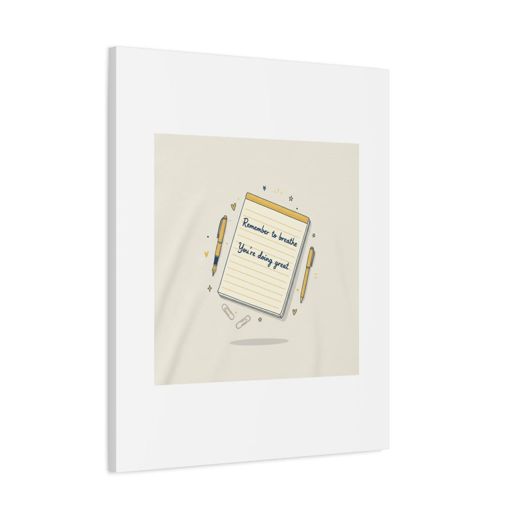 Note to Self notepad wall art | Matte Canvas - TiendaNote to Self notepad wall art | Matte Canvas1.25"36" x 36"49799819490558167094TiendaPrintify49799819490558167094CanvasNote to Self notepad wall art | Matte Canvas