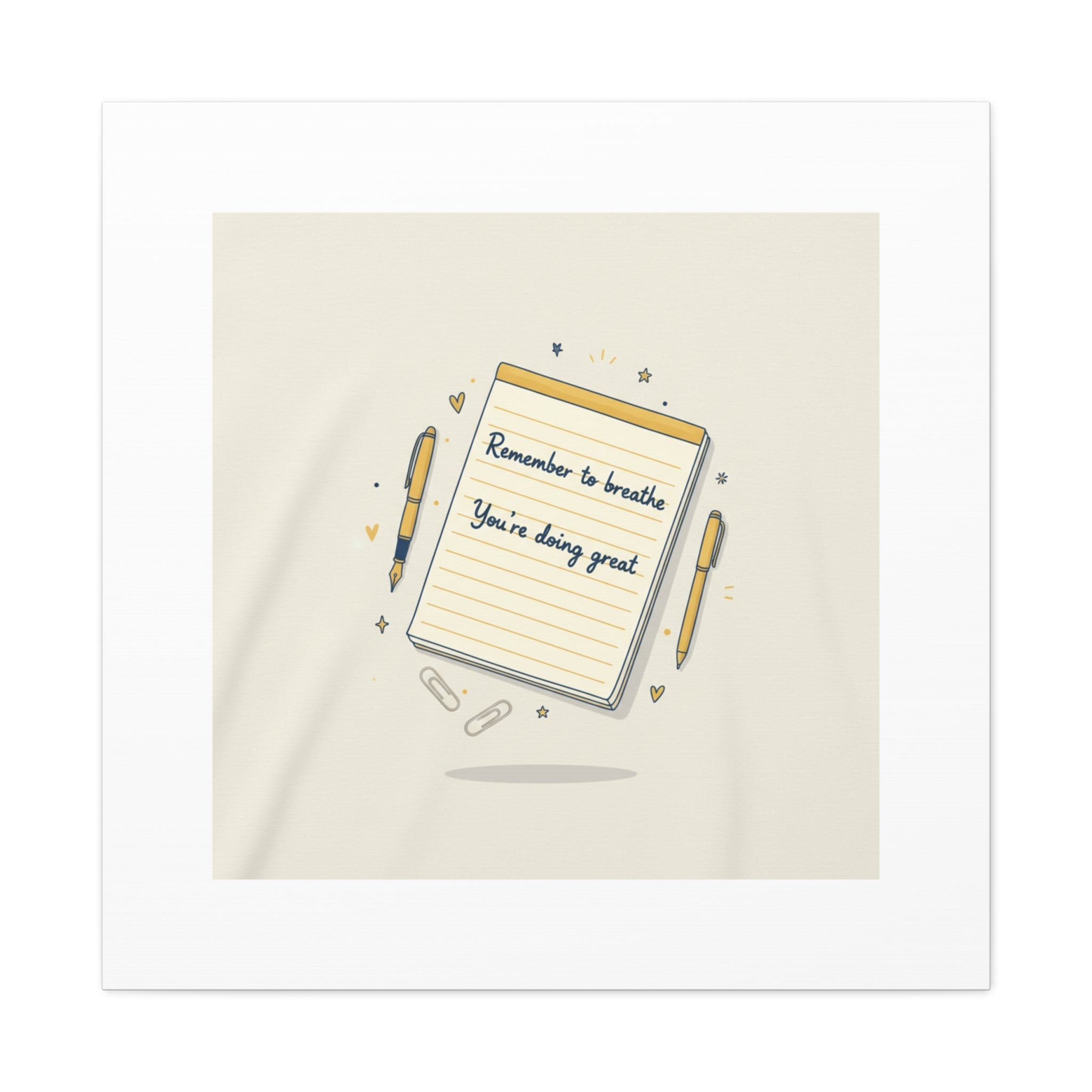 Note to Self notepad wall art | Matte Canvas - TiendaNote to Self notepad wall art | Matte Canvas1.25"32" x 32"29349926233740033321TiendaPrintify29349926233740033321CanvasNote to Self notepad wall art | Matte Canvas