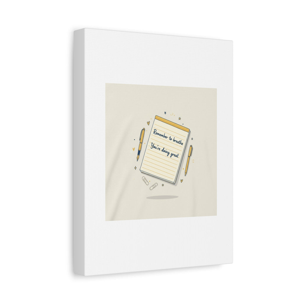 Note to Self notepad wall art | Matte Canvas - TiendaNote to Self notepad wall art | Matte Canvas1.25"36" x 36"49799819490558167094TiendaPrintify49799819490558167094CanvasNote to Self notepad wall art | Matte Canvas