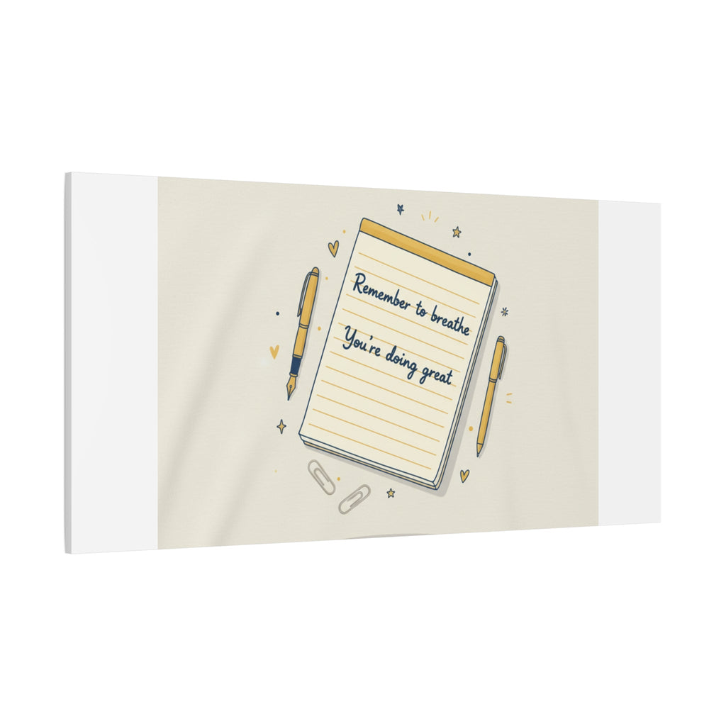 Note to Self notepad wall art | Matte Canvas - TiendaNote to Self notepad wall art | Matte Canvas1.25"36" x 36"49799819490558167094TiendaPrintify49799819490558167094CanvasNote to Self notepad wall art | Matte Canvas