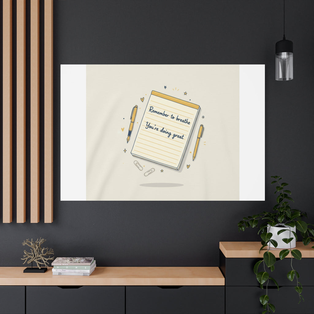 Note to Self notepad wall art | Matte Canvas - TiendaNote to Self notepad wall art | Matte Canvas1.25"36" x 36"49799819490558167094TiendaPrintify49799819490558167094CanvasNote to Self notepad wall art | Matte Canvas