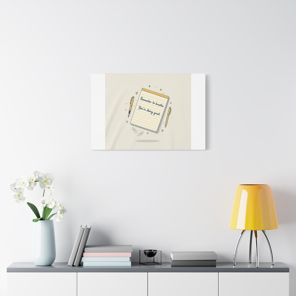 Note to Self notepad wall art | Matte Canvas - TiendaNote to Self notepad wall art | Matte Canvas1.25"36" x 36"49799819490558167094TiendaPrintify49799819490558167094CanvasNote to Self notepad wall art | Matte Canvas