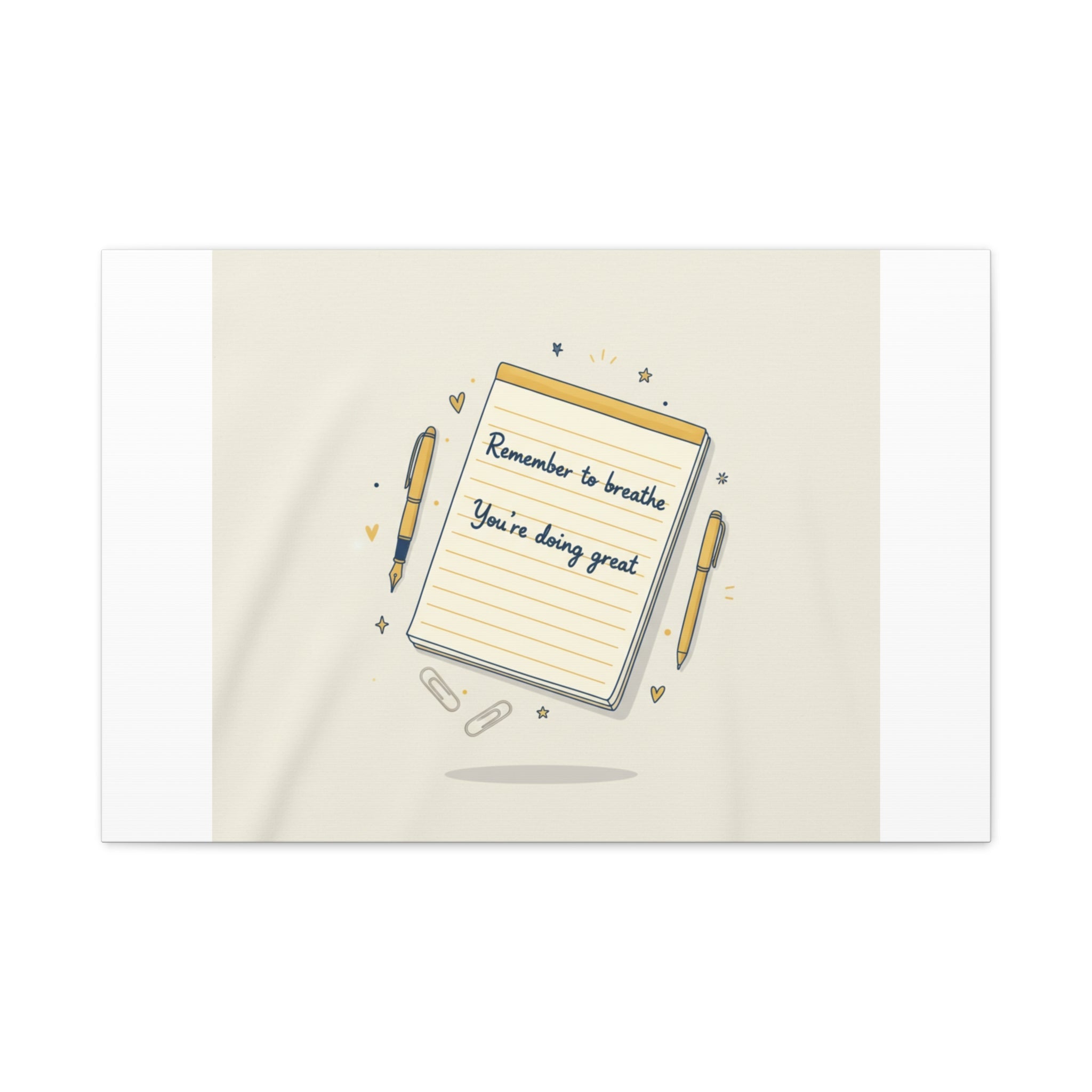 Note to Self notepad wall art | Matte Canvas - TiendaNote to Self notepad wall art | Matte Canvas1.25"30″ x 20″ (Horizontal)85482913027280233309TiendaPrintify85482913027280233309CanvasNote to Self notepad wall art | Matte Canvas