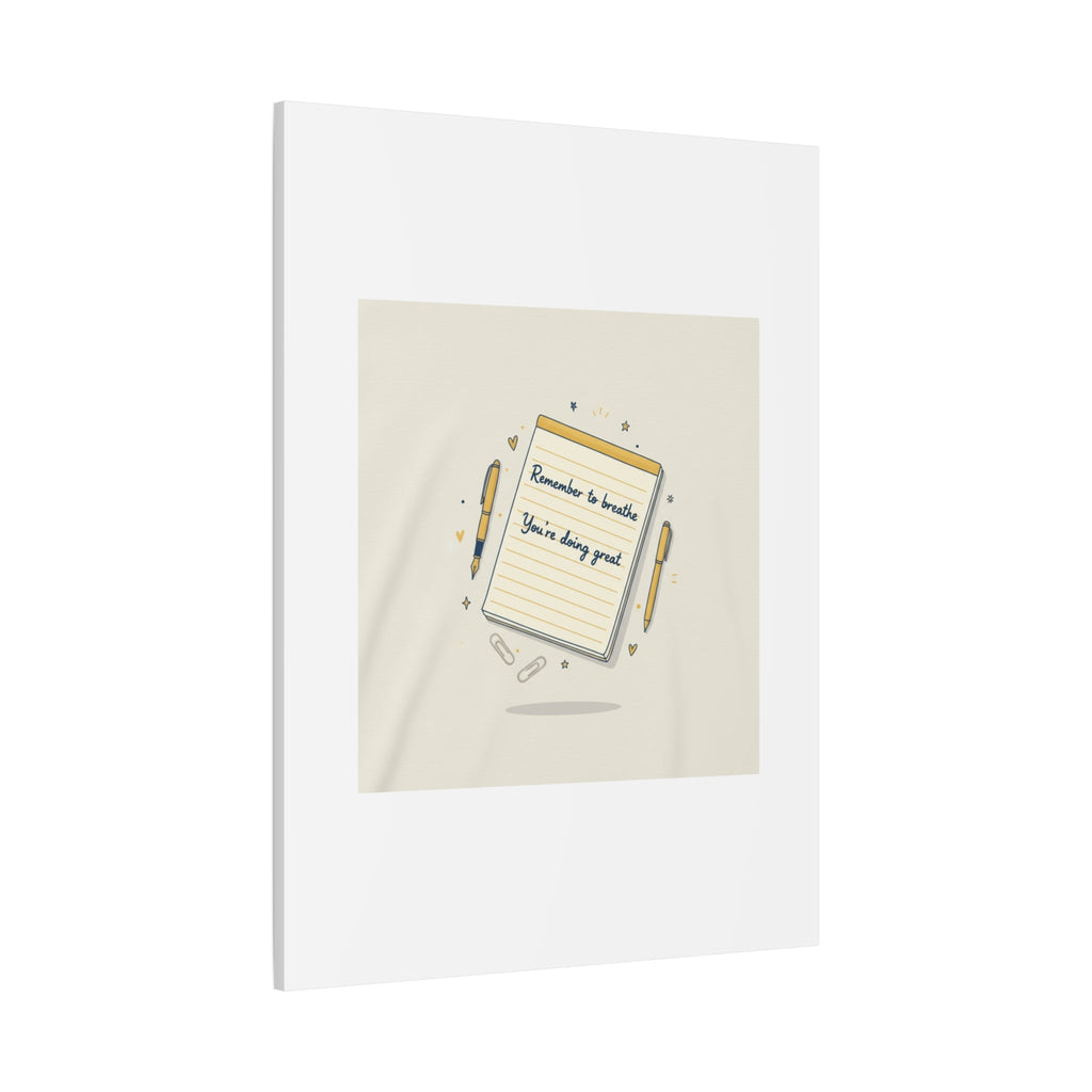 Note to Self notepad wall art | Matte Canvas - TiendaNote to Self notepad wall art | Matte Canvas1.25"36" x 36"49799819490558167094TiendaPrintify49799819490558167094CanvasNote to Self notepad wall art | Matte Canvas