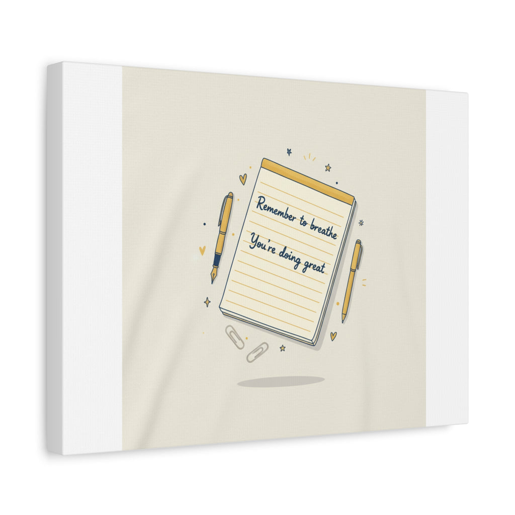 Note to Self notepad wall art | Matte Canvas - TiendaNote to Self notepad wall art | Matte Canvas1.25"36" x 36"49799819490558167094TiendaPrintify49799819490558167094CanvasNote to Self notepad wall art | Matte Canvas