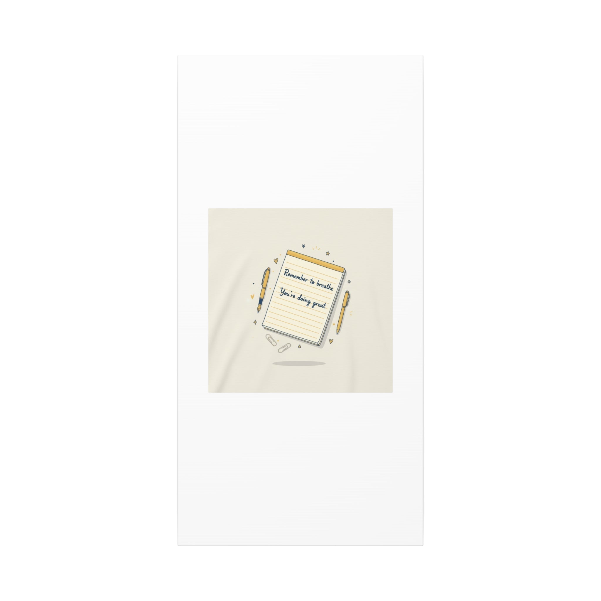 Note to Self notepad wall art | Matte Canvas - TiendaNote to Self notepad wall art | Matte Canvas1.25"20" x 40" (Vertical)23744400534815265701TiendaPrintify23744400534815265701CanvasNote to Self notepad wall art | Matte Canvas