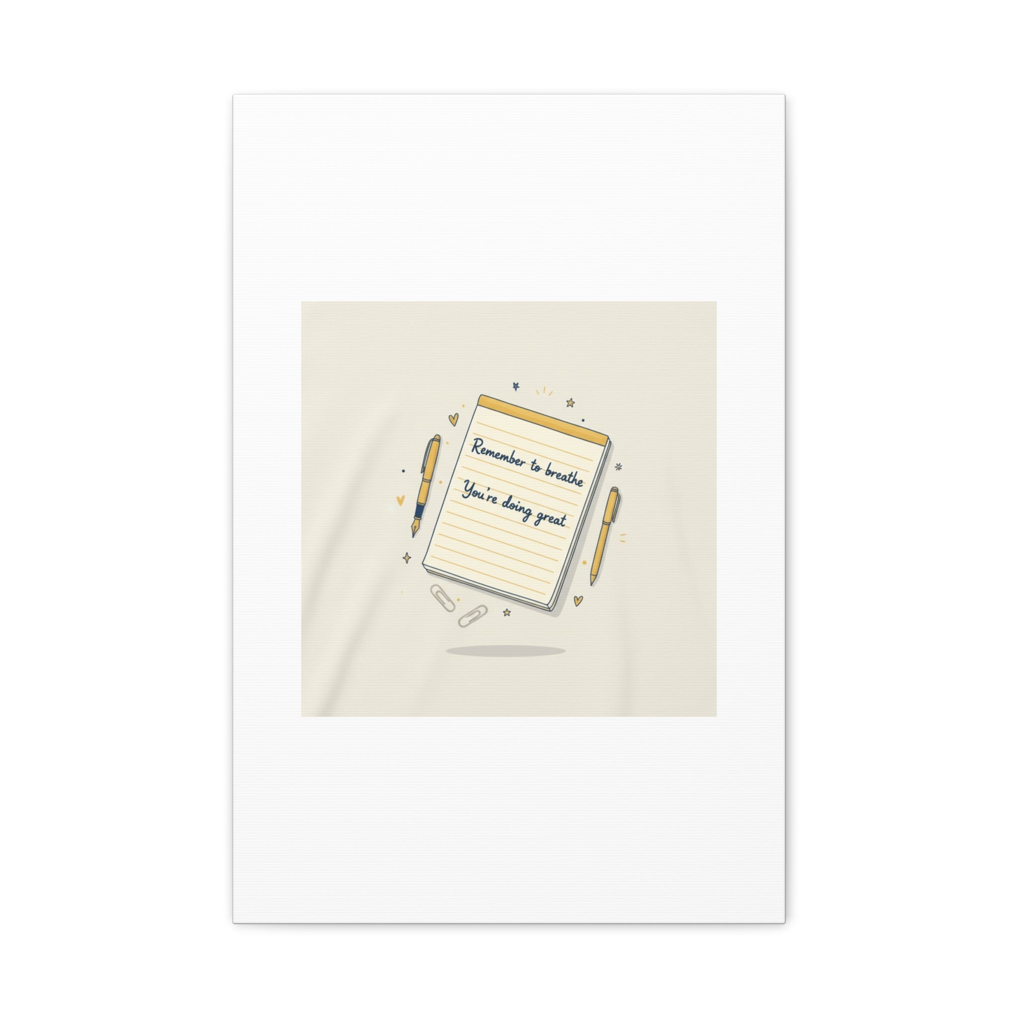 Note to Self notepad wall art | Matte Canvas - TiendaNote to Self notepad wall art | Matte Canvas1.25"16″ x 24″ (Vertical)10542015603325823140TiendaPrintify10542015603325823140CanvasNote to Self notepad wall art | Matte Canvas