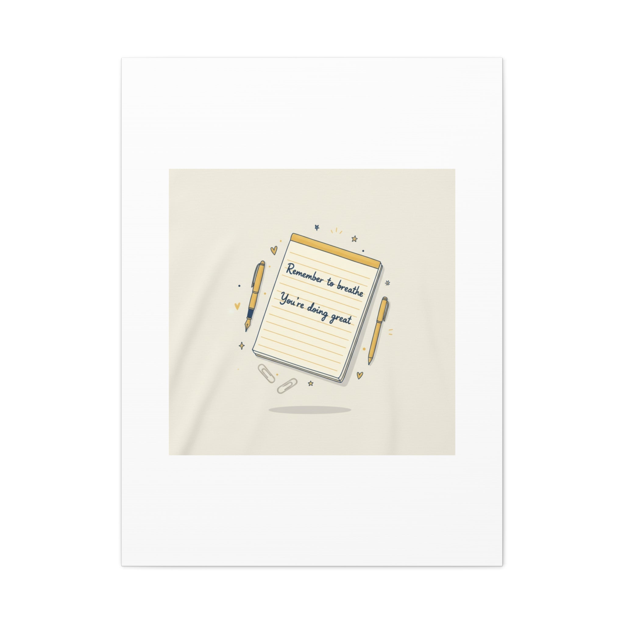 Note to Self notepad wall art | Matte Canvas - TiendaNote to Self notepad wall art | Matte Canvas1.25"30" x 40" (Vertical)23800328654871552489TiendaPrintify23800328654871552489CanvasNote to Self notepad wall art | Matte Canvas