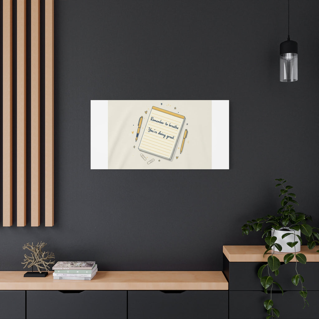 Note to Self notepad wall art | Matte Canvas - TiendaNote to Self notepad wall art | Matte Canvas1.25"36" x 36"49799819490558167094TiendaPrintify49799819490558167094CanvasNote to Self notepad wall art | Matte Canvas