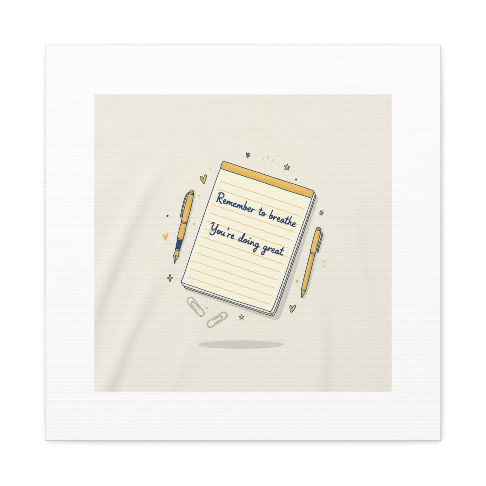 Note to Self notepad wall art | Matte Canvas - TiendaNote to Self notepad wall art | Matte Canvas1.25"24″ x 24″98174074499204199637TiendaPrintify98174074499204199637CanvasNote to Self notepad wall art | Matte Canvas