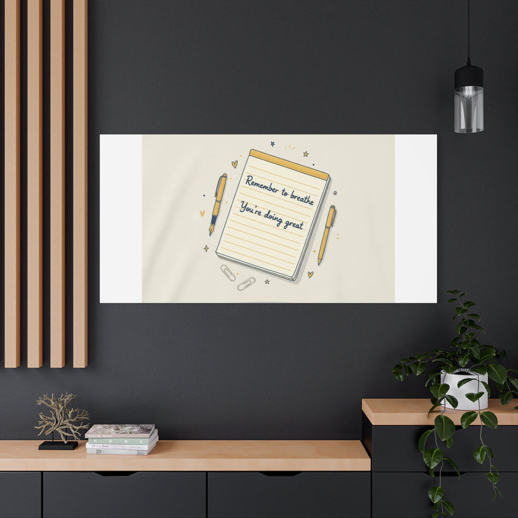 Note to Self notepad wall art | Matte Canvas - TiendaNote to Self notepad wall art | Matte Canvas1.25"36" x 36"49799819490558167094TiendaPrintify49799819490558167094CanvasNote to Self notepad wall art | Matte Canvas