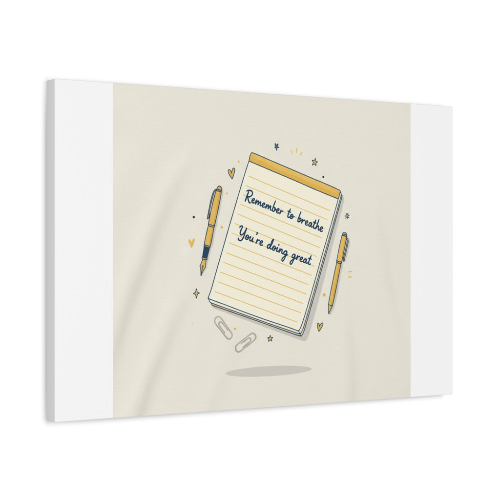 Note to Self notepad wall art | Matte Canvas - TiendaNote to Self notepad wall art | Matte Canvas1.25"36" x 36"49799819490558167094TiendaPrintify49799819490558167094CanvasNote to Self notepad wall art | Matte Canvas