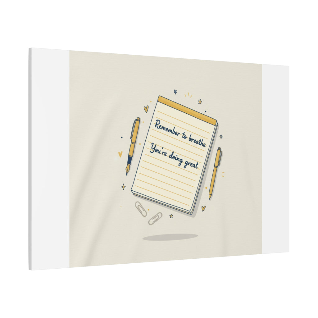 Note to Self notepad wall art | Matte Canvas - TiendaNote to Self notepad wall art | Matte Canvas1.25"36" x 36"49799819490558167094TiendaPrintify49799819490558167094CanvasNote to Self notepad wall art | Matte Canvas