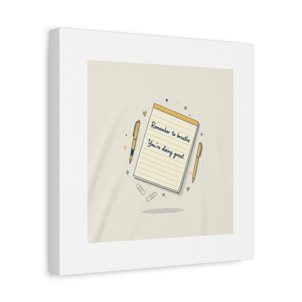 Note to Self notepad wall art | Matte Canvas - TiendaNote to Self notepad wall art | Matte Canvas1.25"36" x 36"49799819490558167094TiendaPrintify49799819490558167094CanvasNote to Self notepad wall art | Matte Canvas