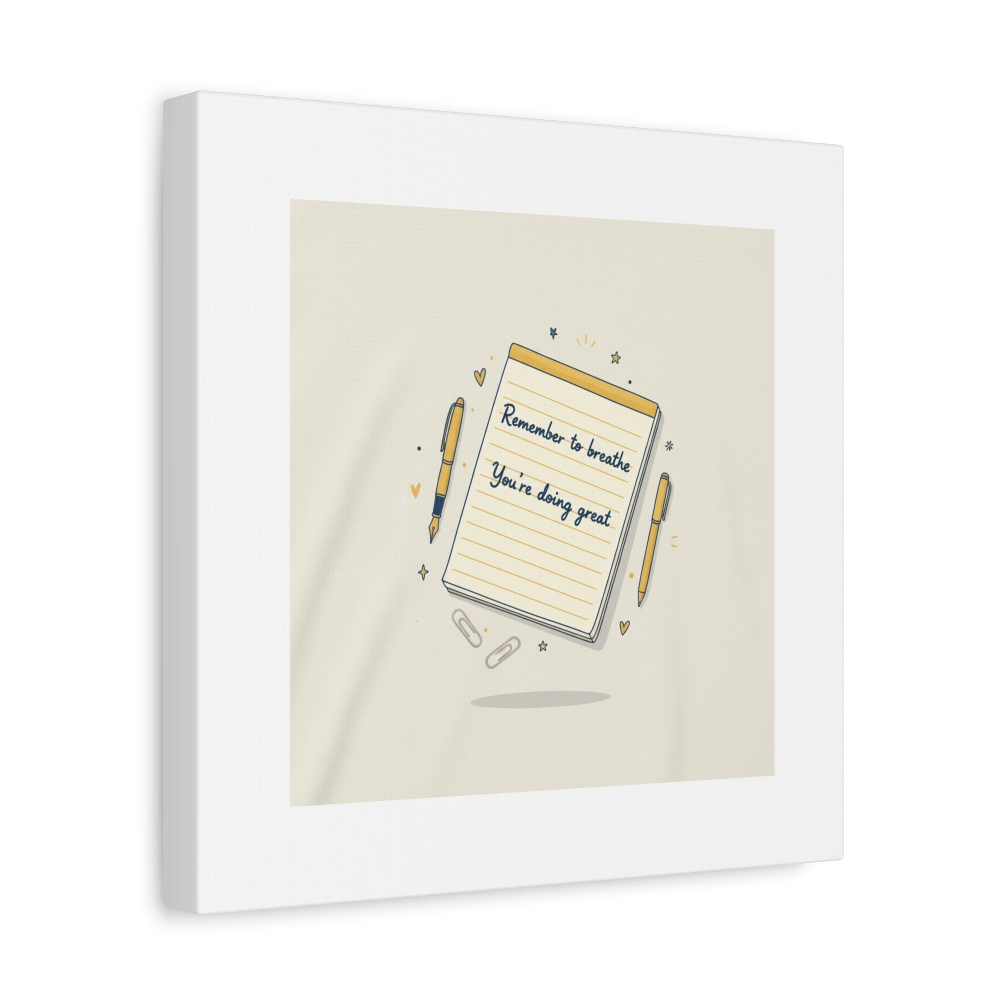 Note to Self notepad wall art | Matte Canvas - TiendaNote to Self notepad wall art | Matte Canvas1.25"36" x 36"49799819490558167094TiendaPrintify49799819490558167094CanvasNote to Self notepad wall art | Matte Canvas